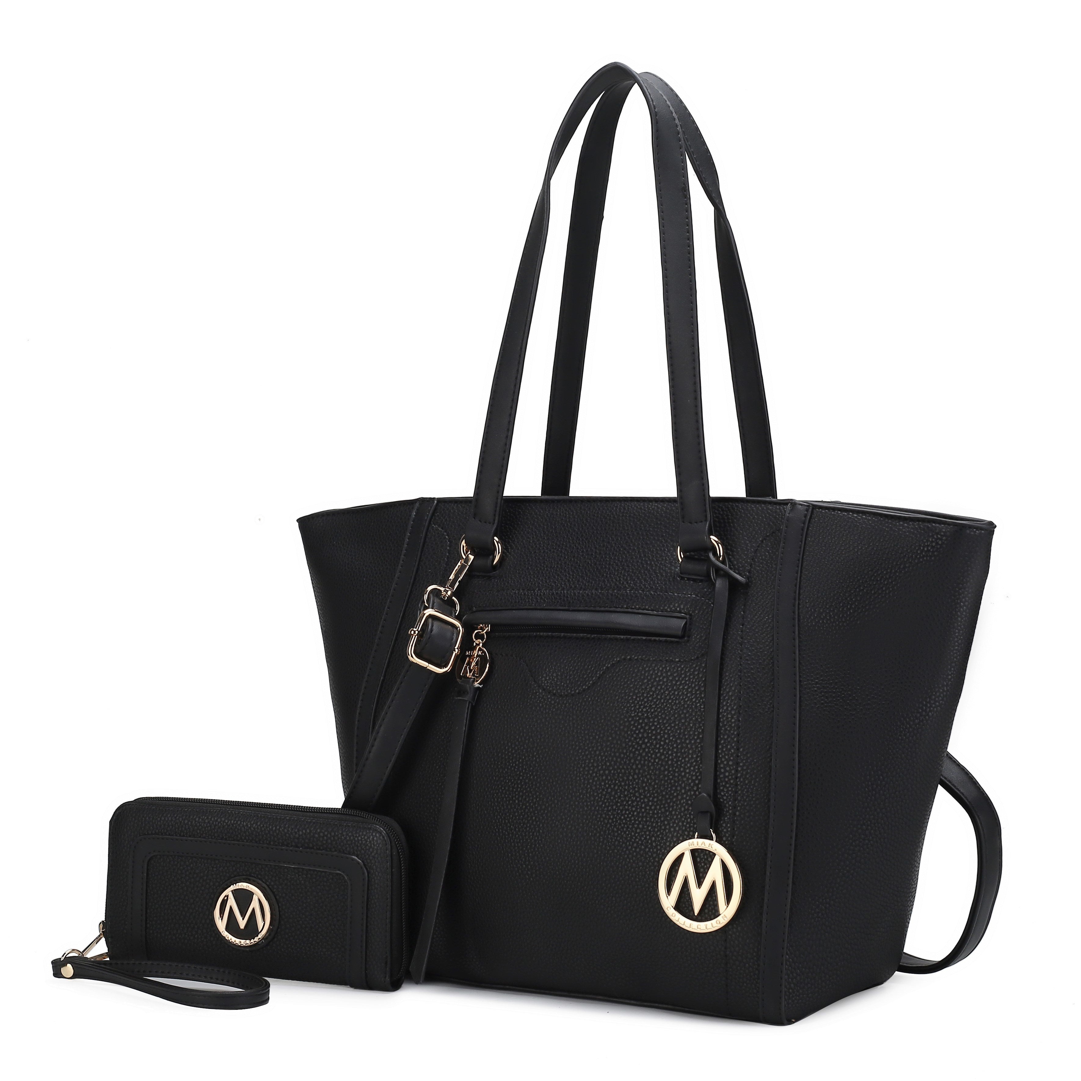 MKF Collection Alexandra Vegan Leather Women Tote Handbag with Wallet by Mia K