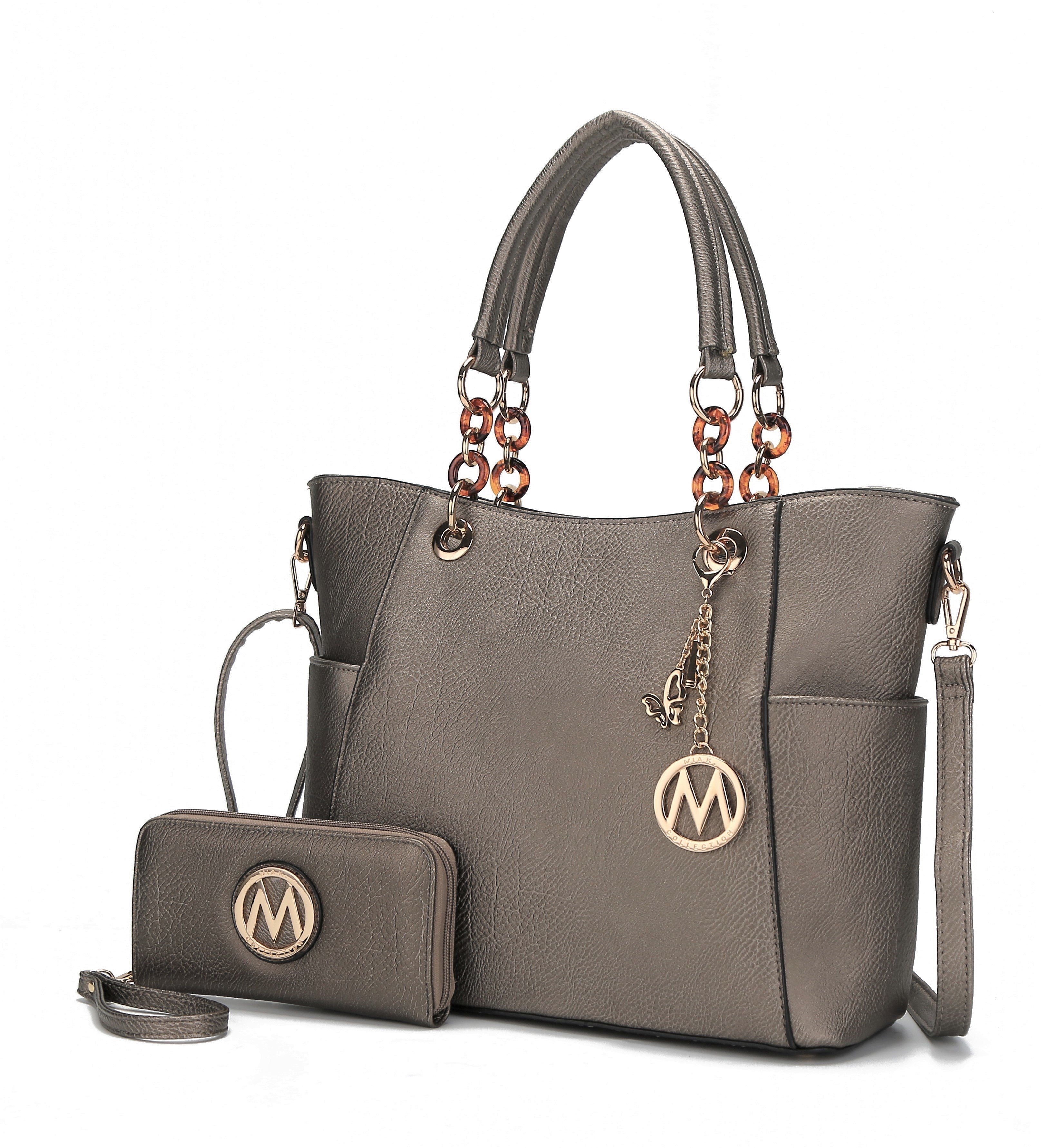 MKF Collection Bonita Tote Handbag with Wallet by Mia K