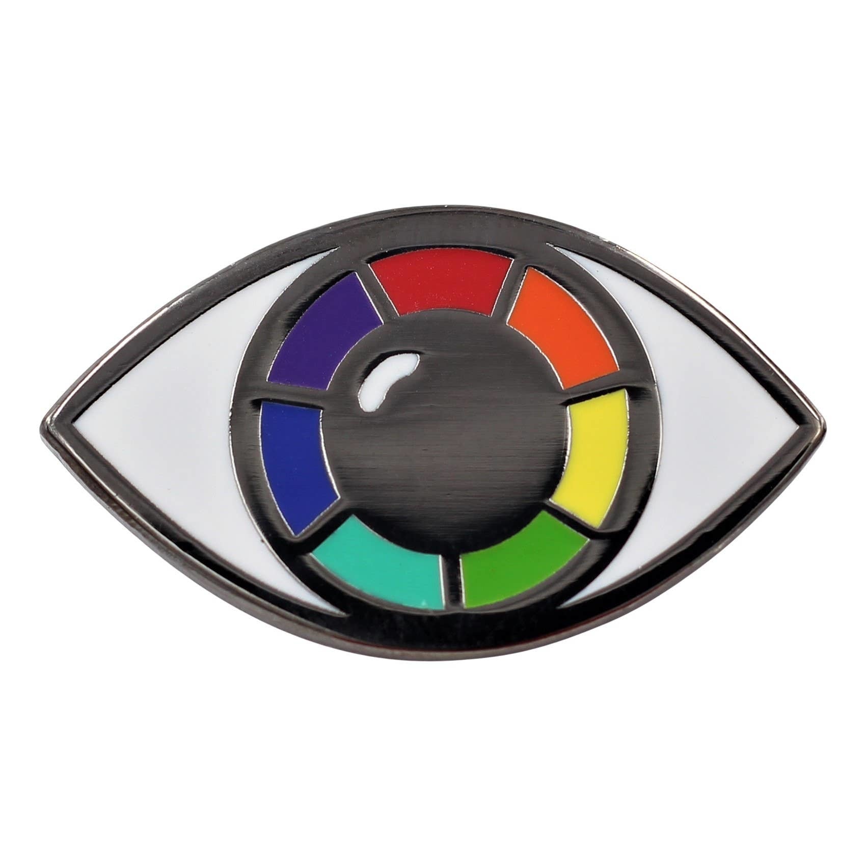 Queer Eye – Rainbow Eye Enamel Pin