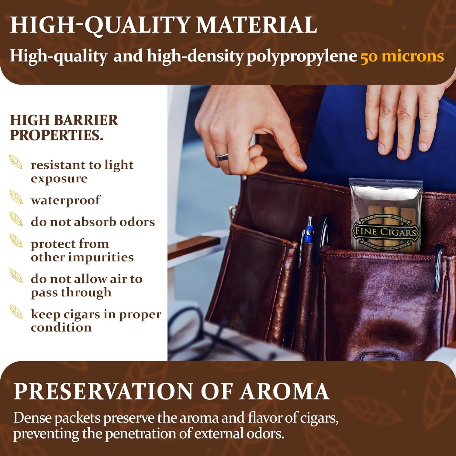 Polyethylene Cigar Bags 3 x 10; Clear Small Plastic Bags Zip Pack of 100; Small Zipper Bags Poly 3x10; Clear Plastic Zip Bags Small; Cigar Storage 2 M