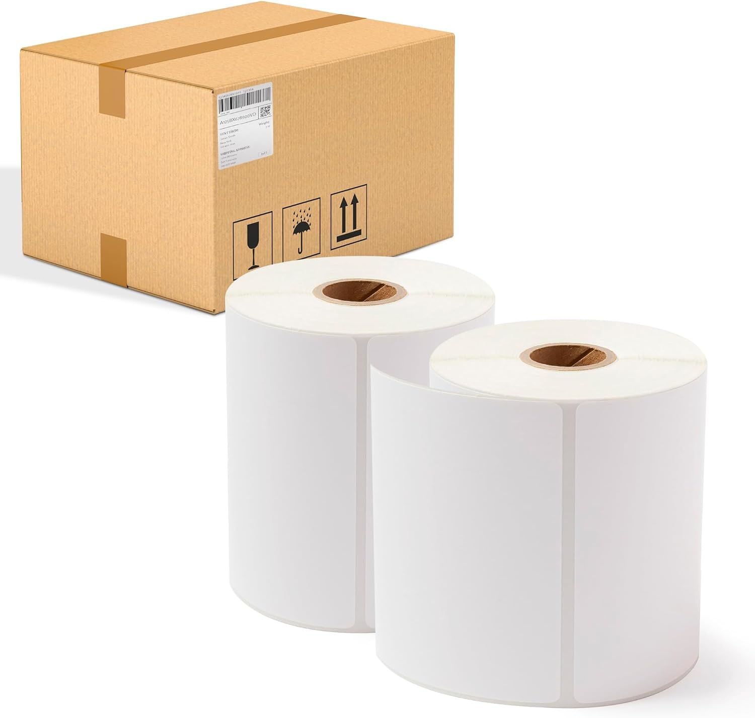 11500 Pack Direct Thermal Labels 3" x 2" 3 Core. Self-Adhesive Rolls. Mailing Postage. Printing Paper. Blank for Shipping; barcoding