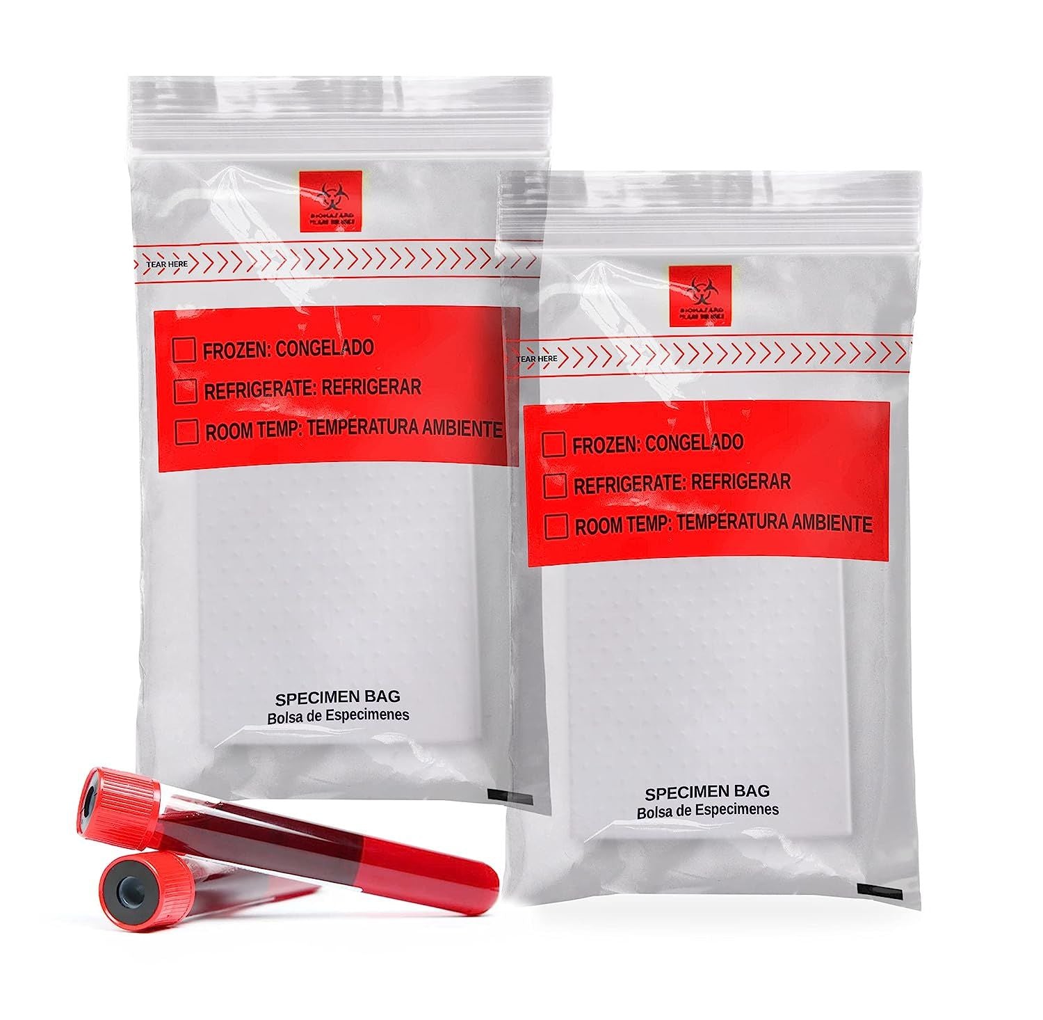 Pack of 1000 Specimen Transfer Bags 6 x 9. Low density polyethylene Printed Bags 6x9. Clear Plastic Bags 1.75 mil for Health needs. Great for Infirmar