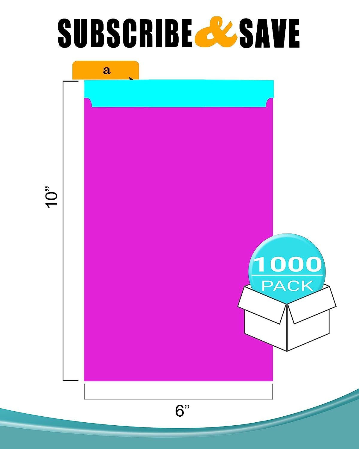 Pack of 1000 Specimen Bags; Purple 6 x 10. Low density polyethylene Printed Bags 6x10. Pull tab adhesive closure 1.80 mil thick. Plastic Bags for Heal