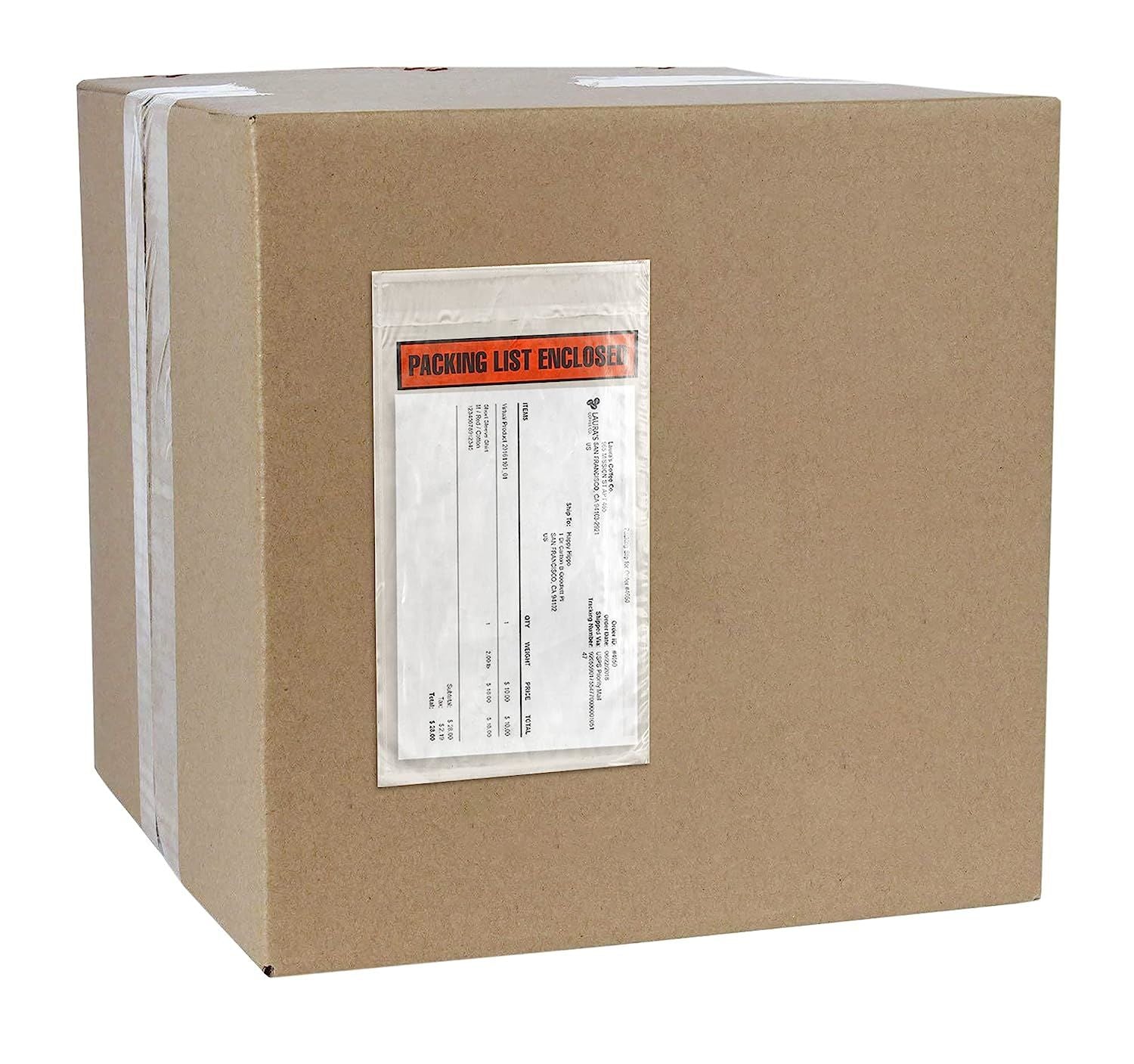 Pack of 1000 Packing List Enclosed Envelopes 5.5 x 10. Side Loading Shipping Mailers 5 1/2 x 10. Self-Sealing Envelopes for Documents; Instructions; Warranty Information. USPS; UPS; FedEx approved