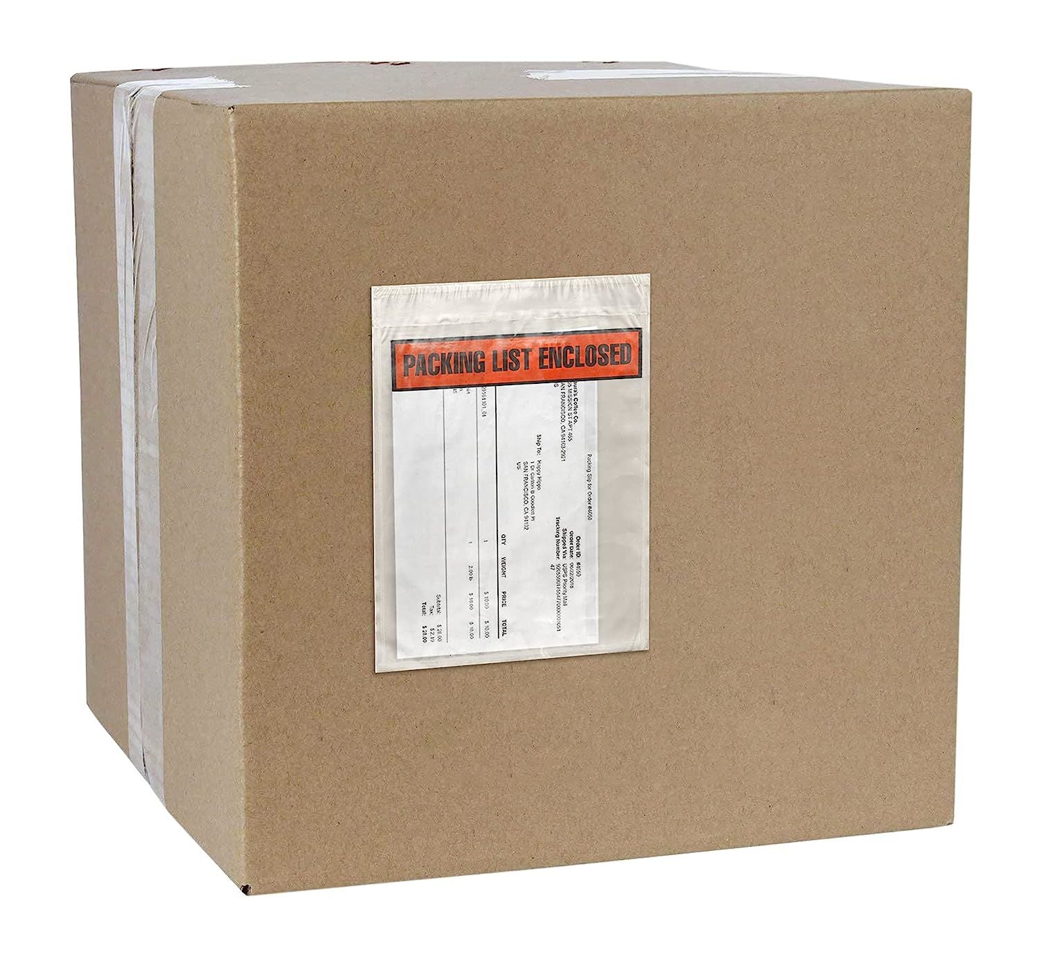 Pack of 1000 "Packing List Enclosed" Envelopes 4.5 x 6. Printed Shipping mailers 4 1/2 x 6 Self-Sealing envelopes for documents; Instructions; Warranty Information. USPS; UPS; FedEx Approved.