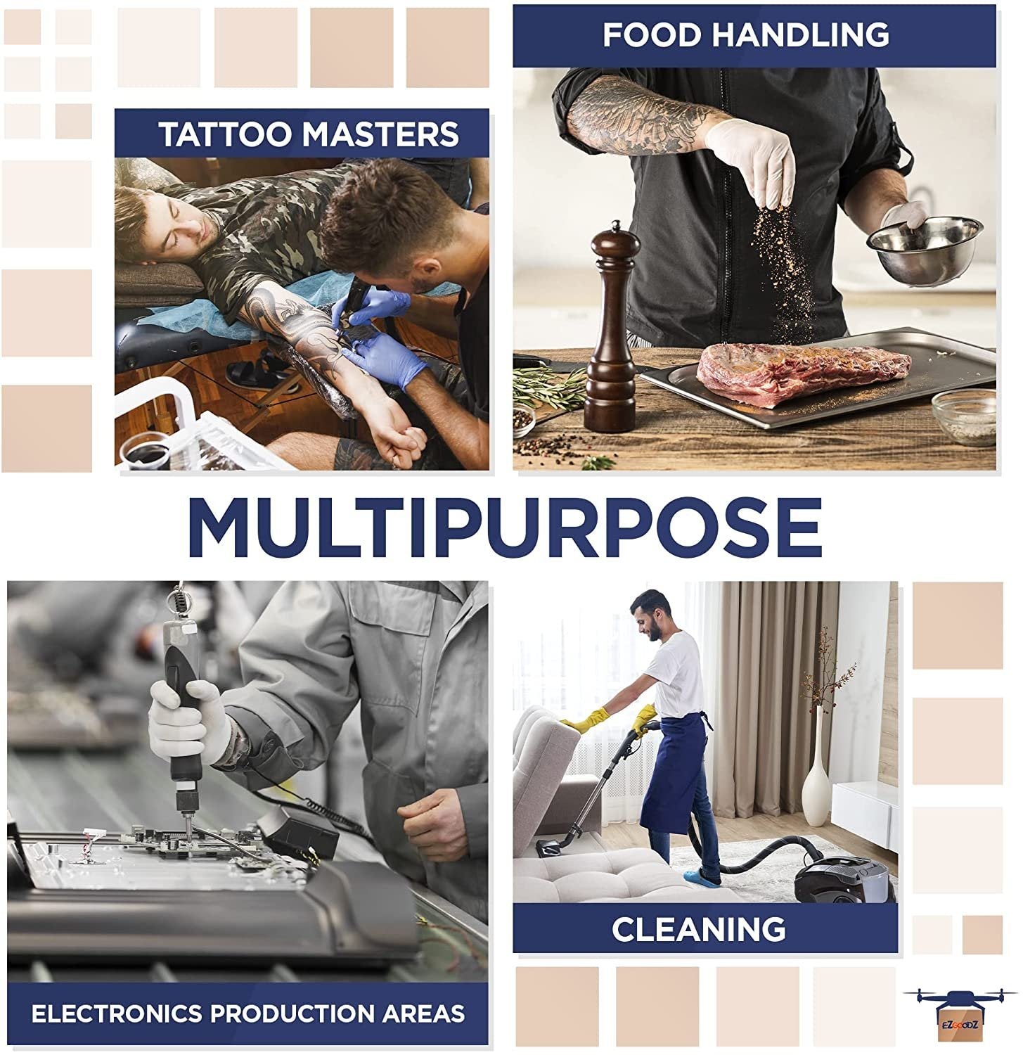 Disposable White Oversleeves 18". Waterproof Laminated Protective PPE Arm Covers