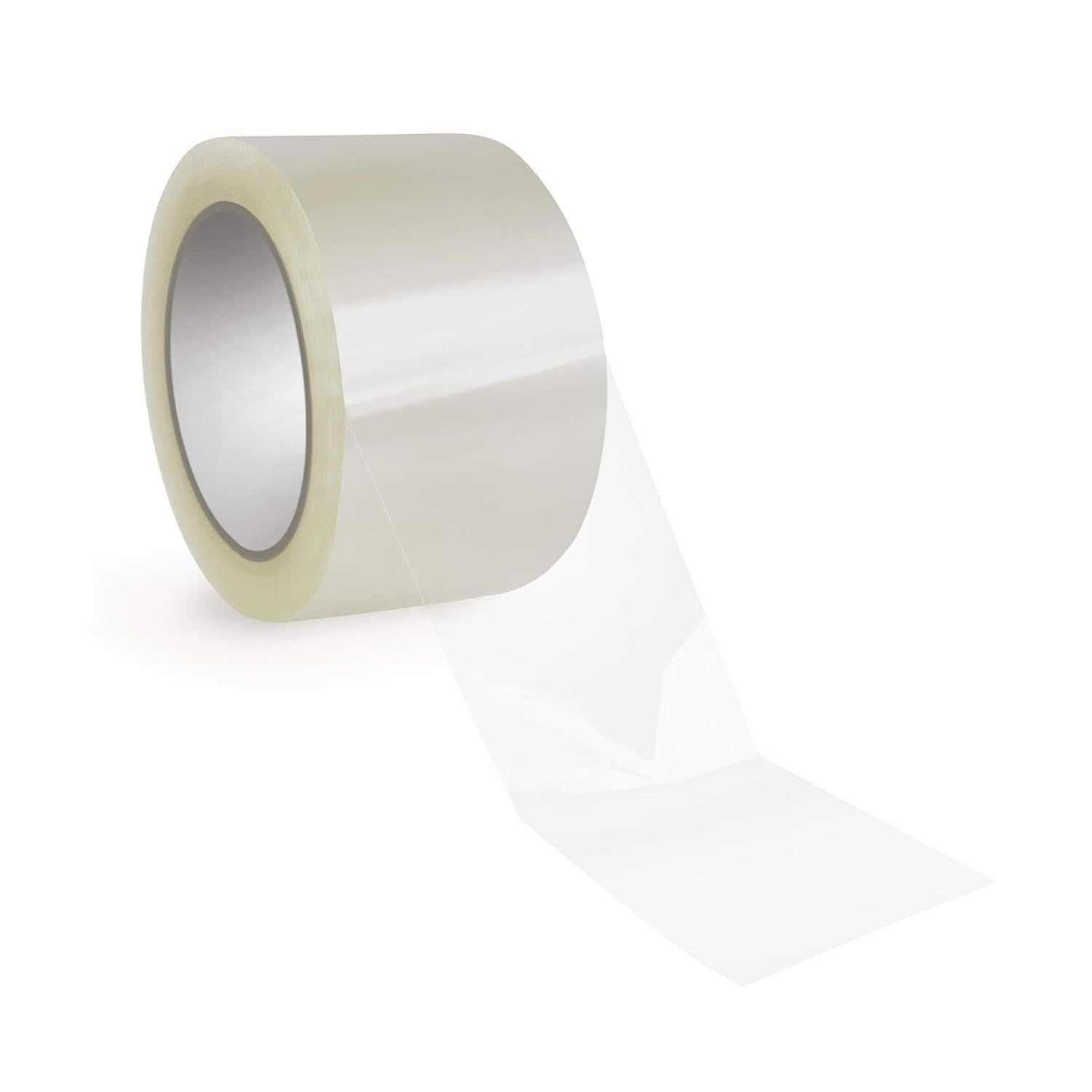 24 Rolls of Carton Sealing Tape 3' x 110 Yards. Thickness 2 Mil. 50 Micron Polypropylene Pressure Sensitive Tape for Packing; Shipping; Moving Boxes. 