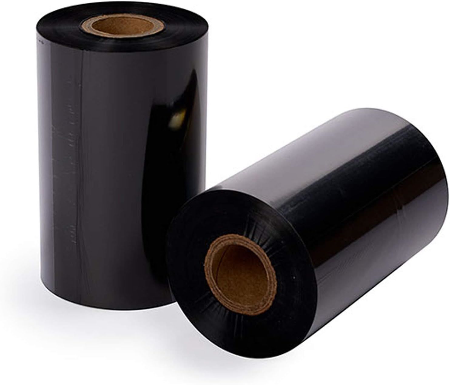 24 Pack Thermal Wax Resin Ribbon 4.33" X 1182' 1 Core. Ribbons for Labeling; Shipping. Printing and Address Labels. Garment Tags; Price Tickets