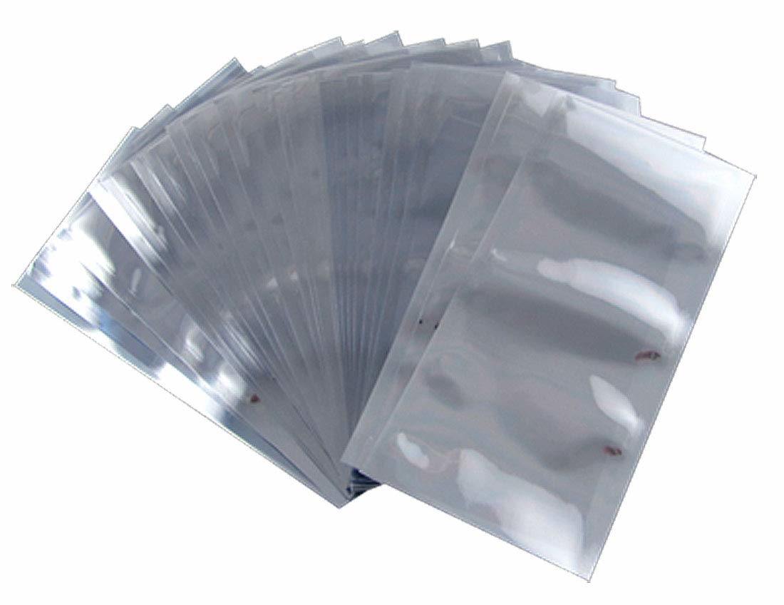 Pack of 200 Static Shielding Bags 16 x 24. Grey Electrostatic Bags 16x24. Open Ended Heat Sealable Bags. Transparent Material. Great for Electronical Sensitive Components.