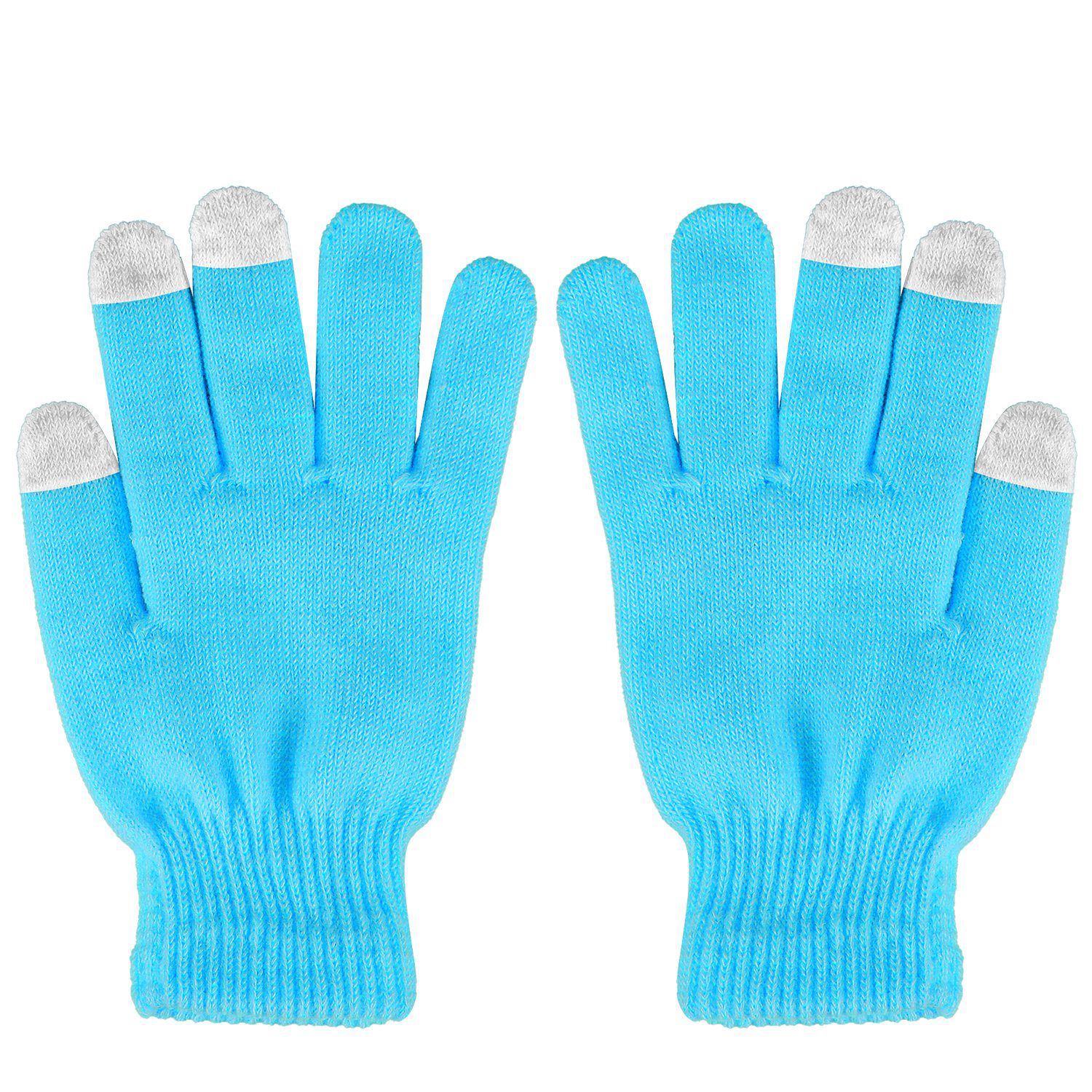 Unisex Winter Knit Gloves Touchscreen Outdoor Windproof Cycling Skiing Warm Gloves