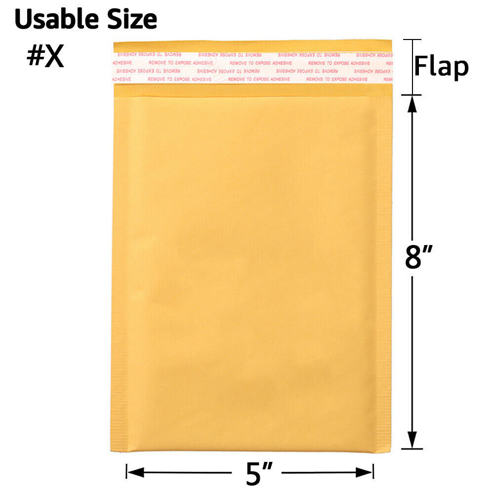 Kraft Bubble Mailers, Yellow Padded Envelope