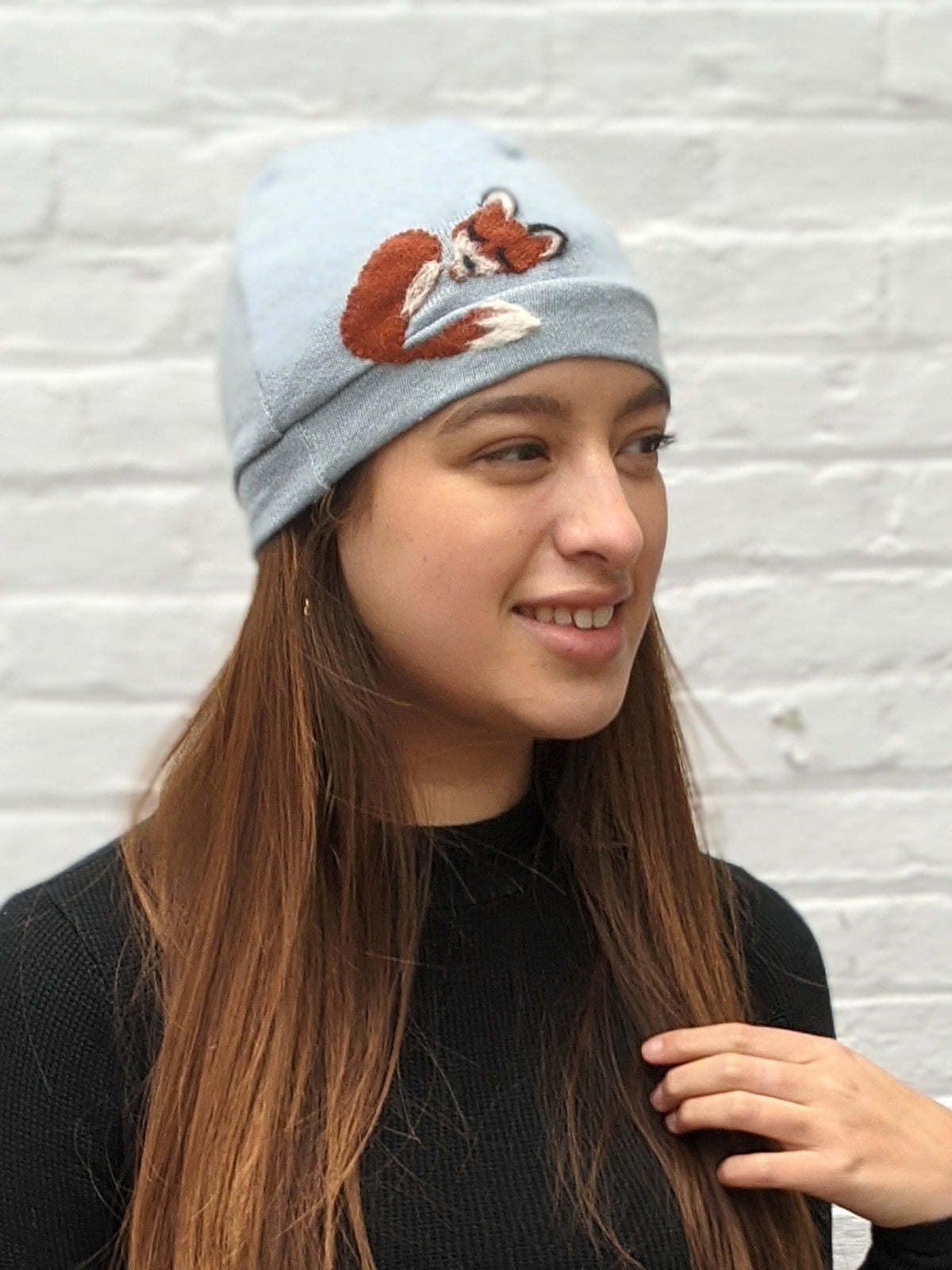 Sleeping Fox Cashmere Hat