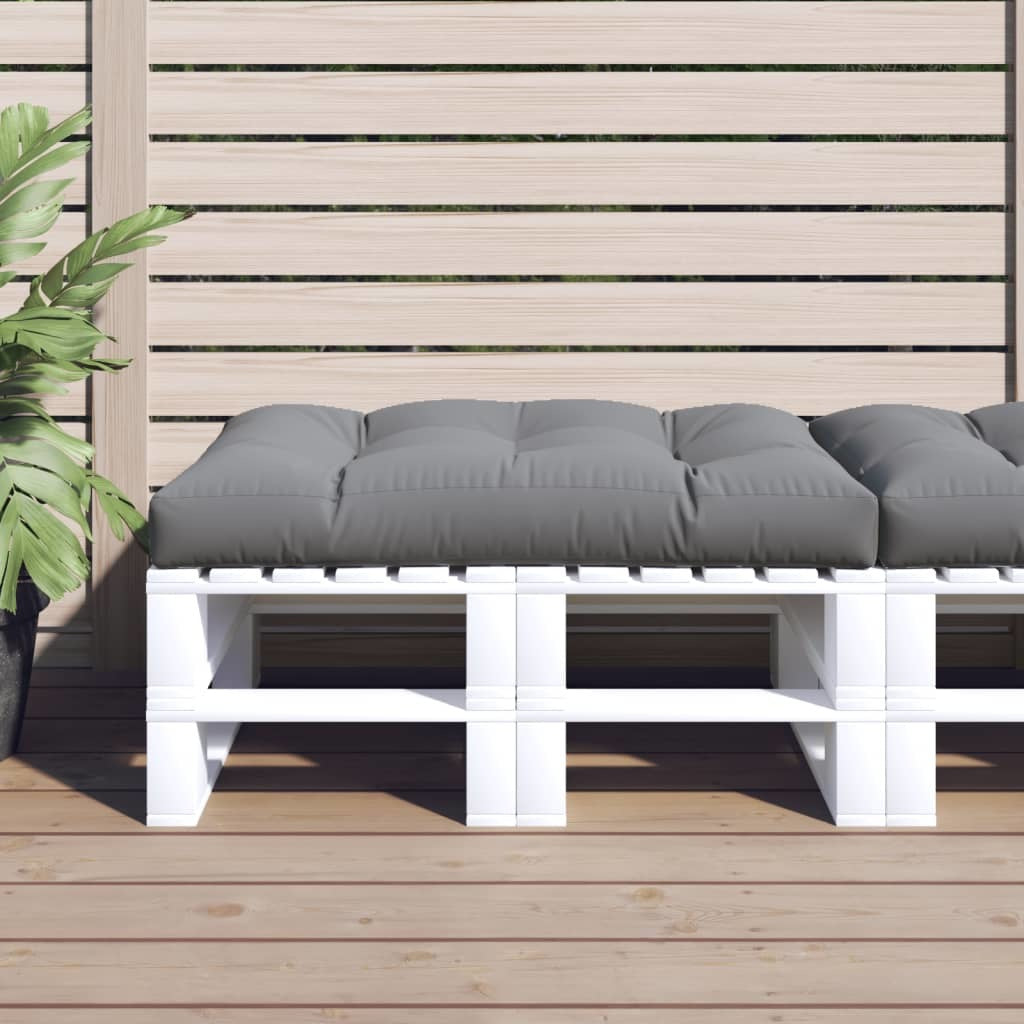 Pallet Cushion 47.2"x31.5"x4.7" Gray Fabric