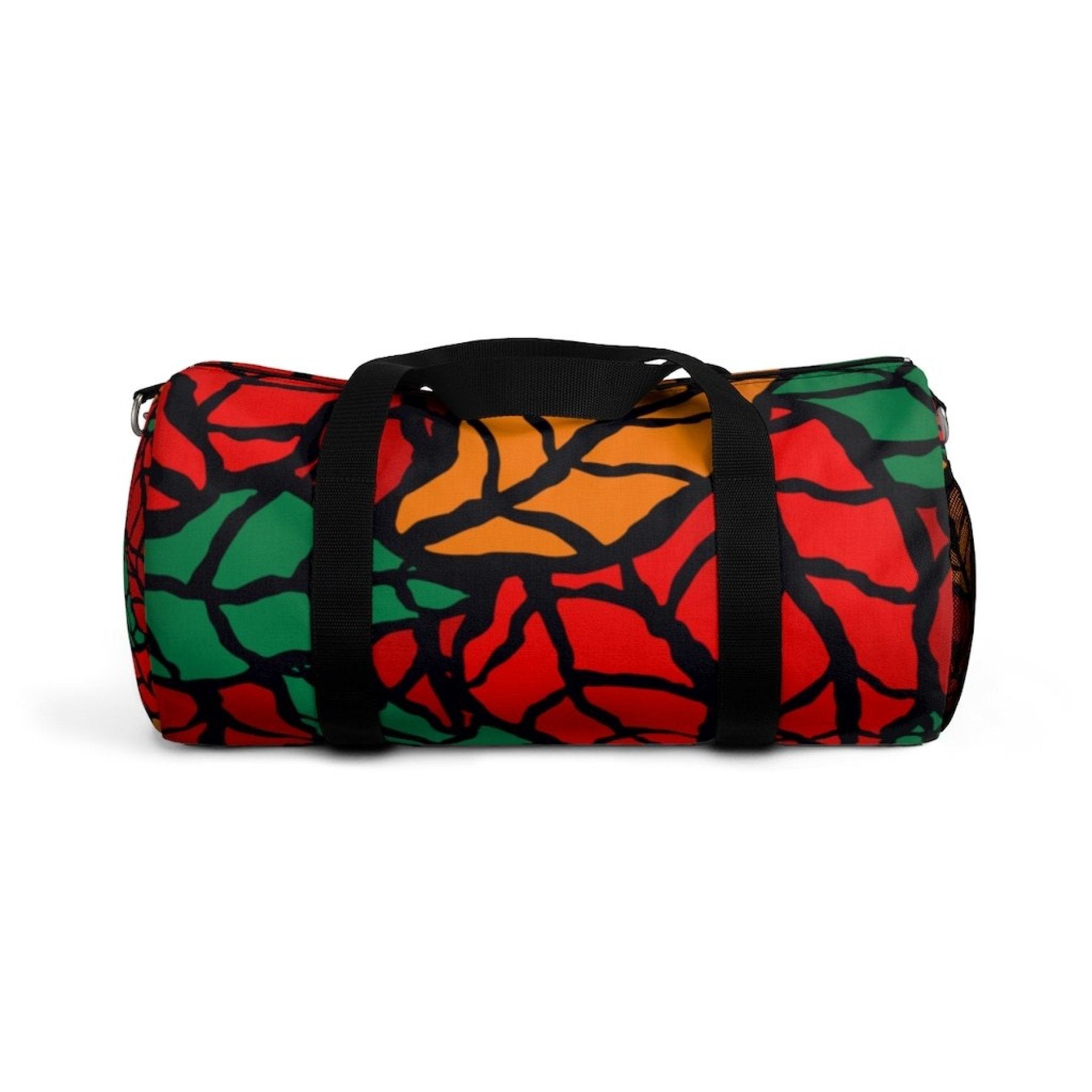 Duffel Bags, Red And Green Autumn Leaves Style Bag