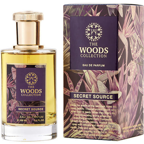 THE WOODS COLLECTION SECRET SOURCE by The Woods Collection EAU DE PARFUM SPRAY 3.4 OZ ( OLD OACKAGING )