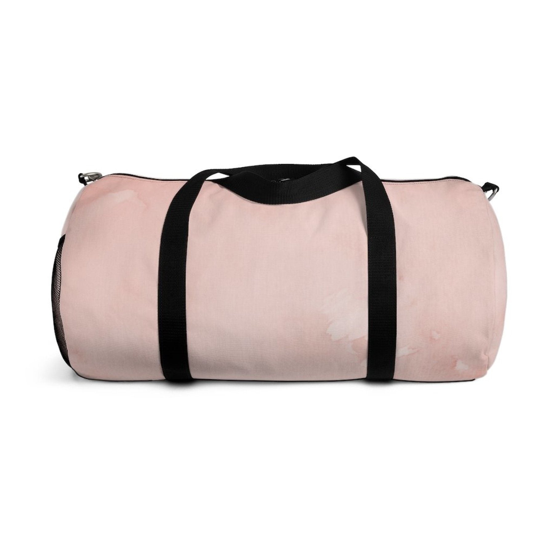 Duffel Bags, Peach Marble Graphic Style Duffel Bag