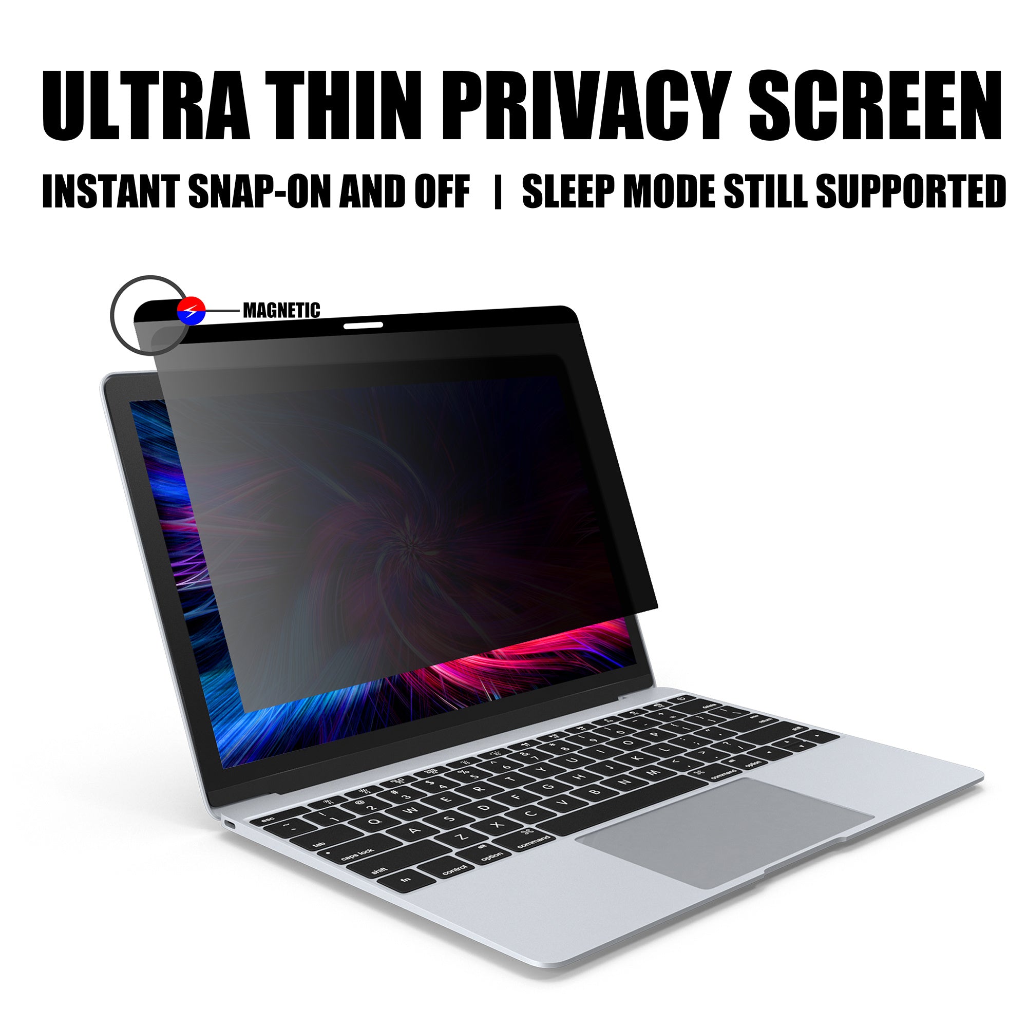 Magnetic Privacy Screen for MacBook Air 13.3, Laptop Privacy Filter and Anti-Scratch and Glare Protector