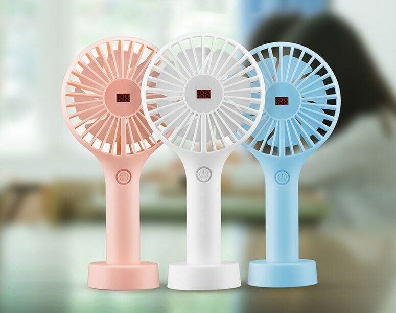 Mini Fan Pocket  Fan USB Rechargeable Portable Handheld Personal Cooler 3 Speeds  YJ