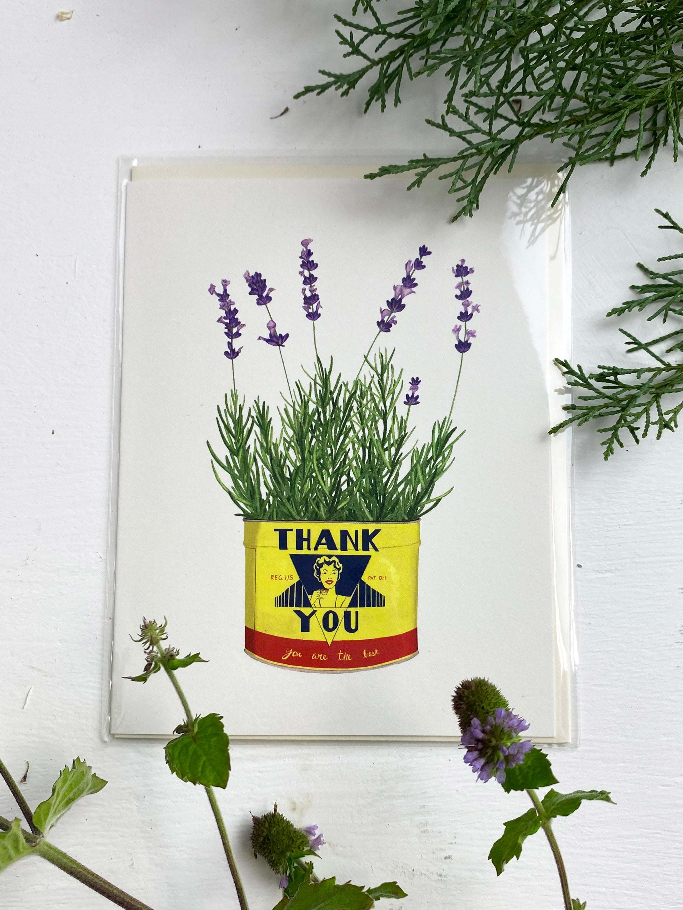 Thank You Lavender Card