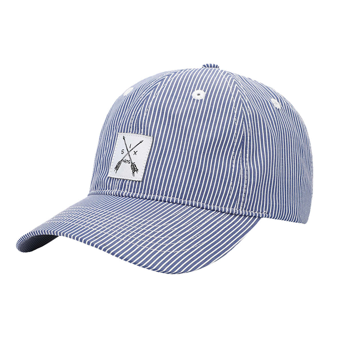 Blue Pinstripe Dad Hat (Adult + Child Sizes)