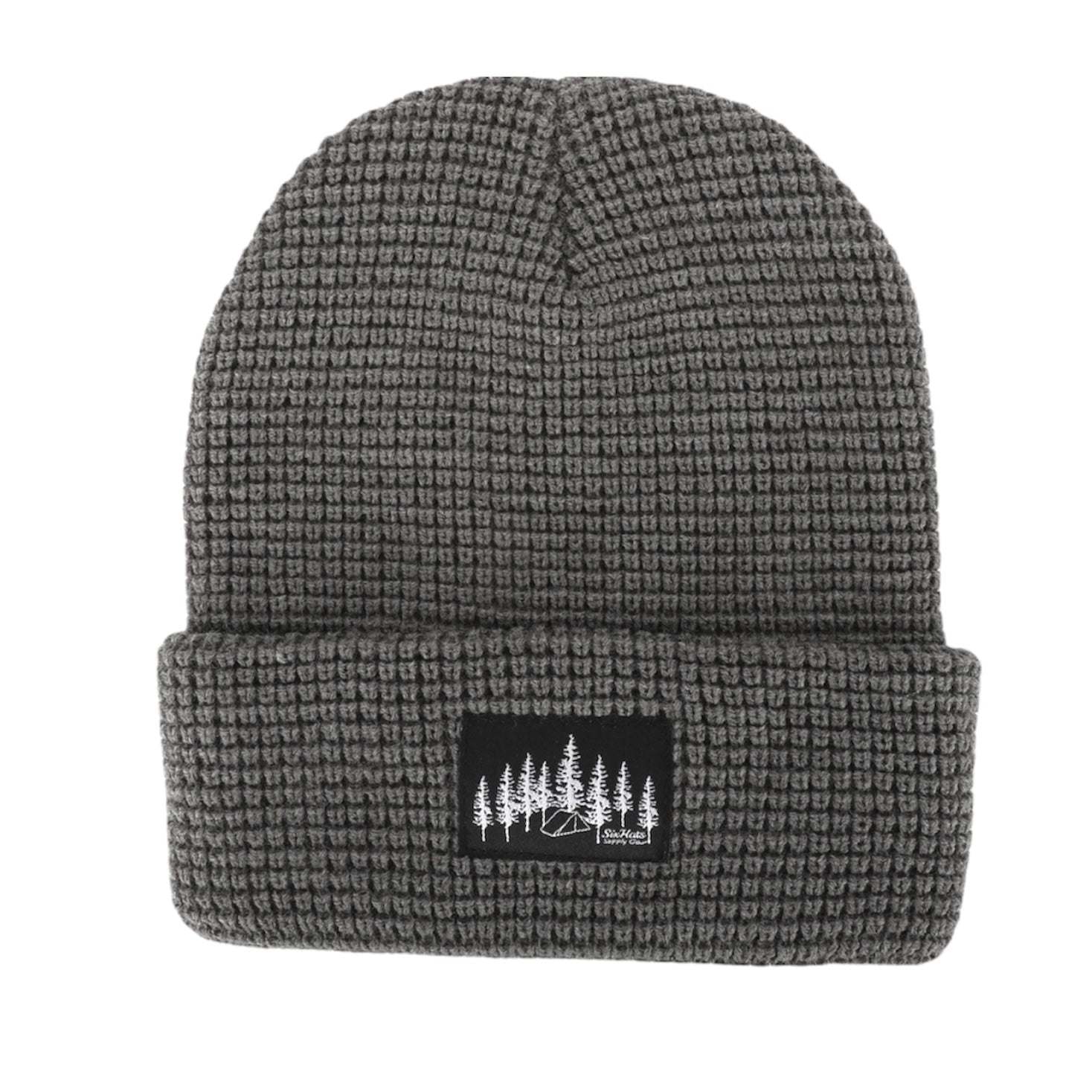 Grey Explorer Waffle Beanie