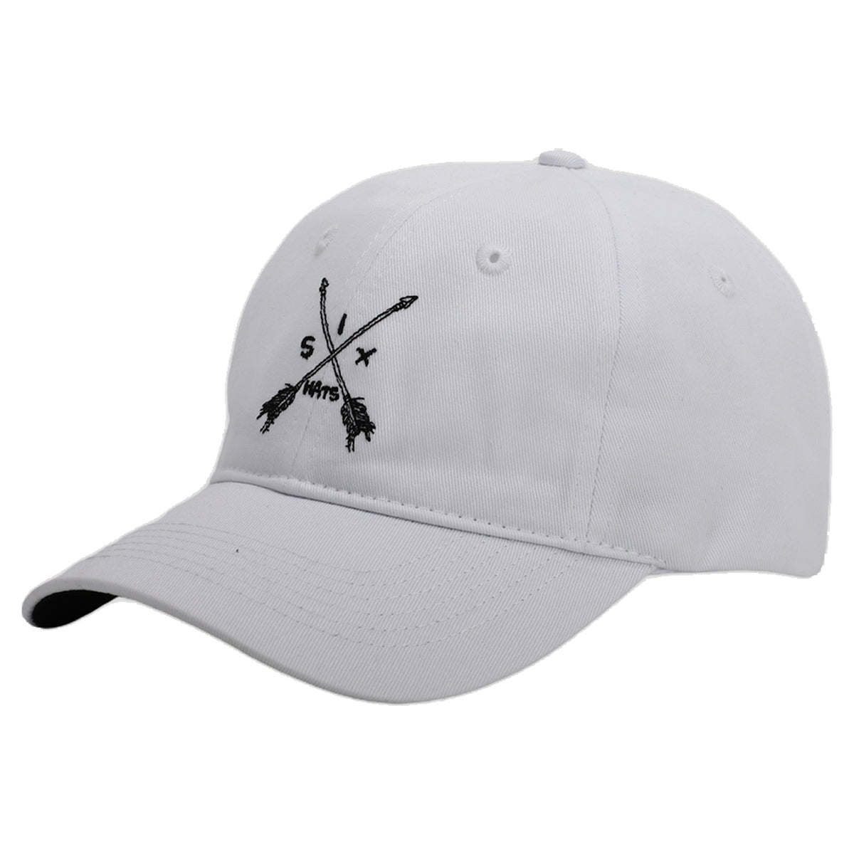 White Arrow Dad Hat