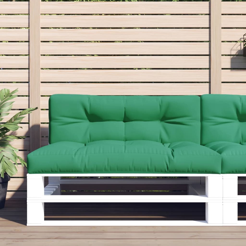 Pallet Cushion Green 47.2"x15.7"x4.7" Fabric