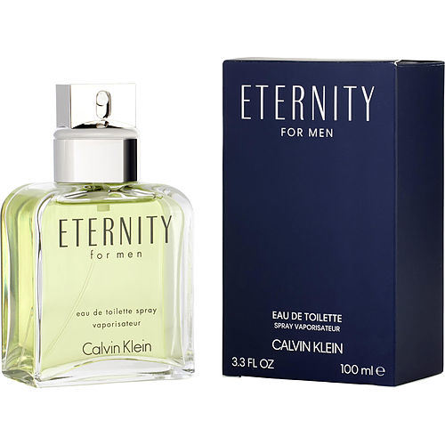 ETERNITY by Calvin Klein EDT SPRAY 3.4 OZ (NEW PACKAGING)
