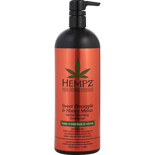 HEMPZ by Hempz SWEET PINEAPPLE AND HONEY MELON HERBAL VOLUMIZING CONDITIONER 33.8 OZ