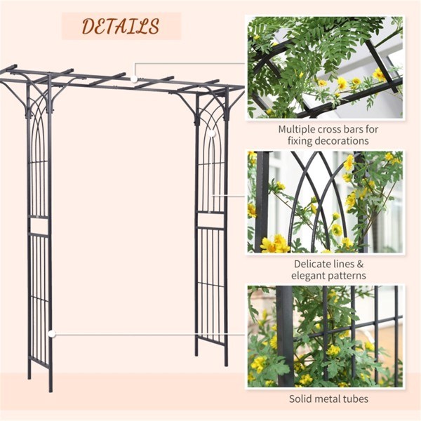 Metal Garden Arch ( Amazon Shipping)(Prohibited by WalMart)