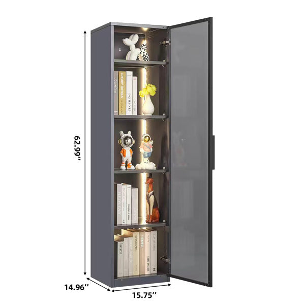 Single door display cabinet