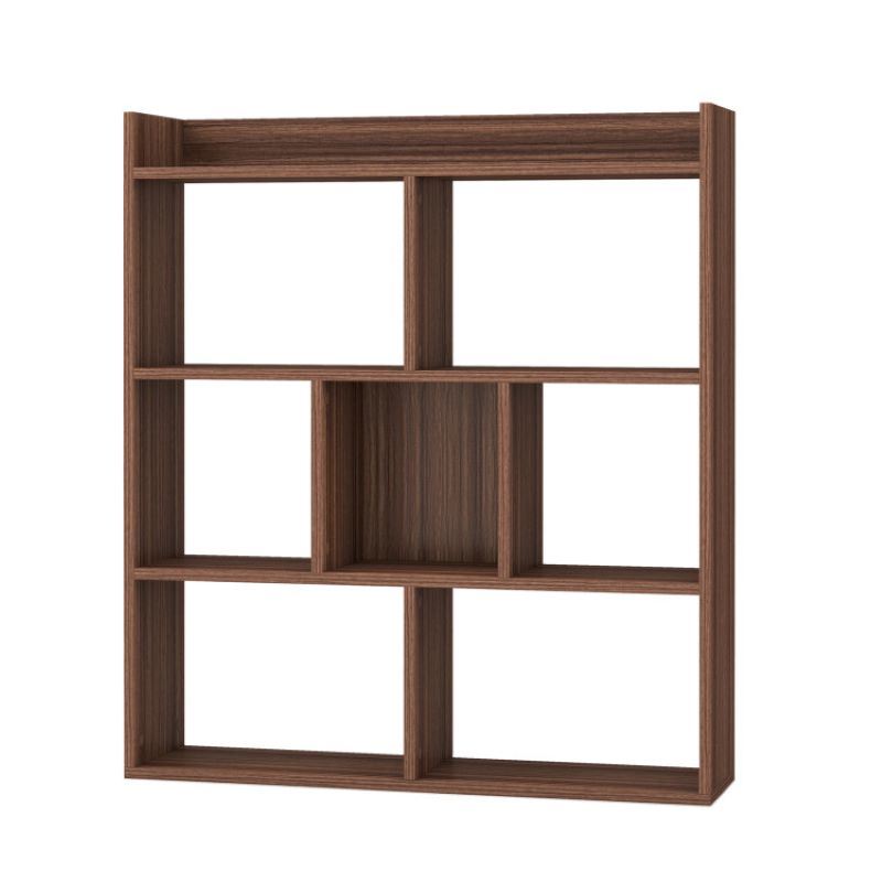 Open-back Bookshelf with 7 Cubes for Living Room