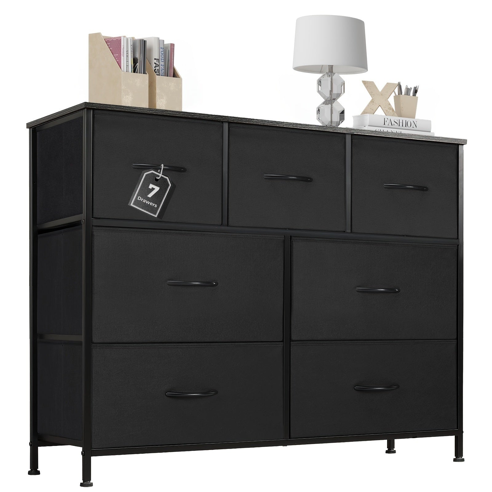 Dresser for bedroom 7 storage Spaces, assembled wardrobe lockers, bedroom furniture lockers