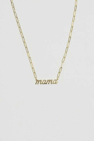 Mama Link Chain Necklace