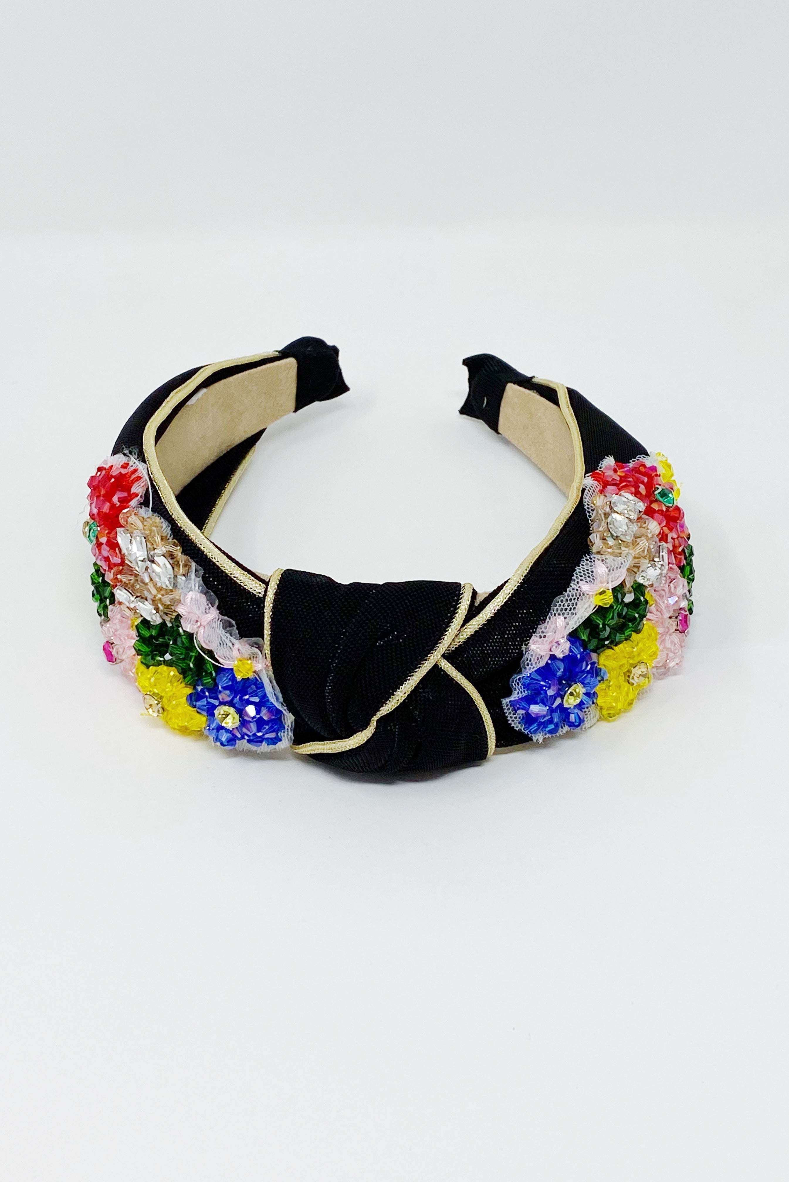 Luxe Flower Bead Headband