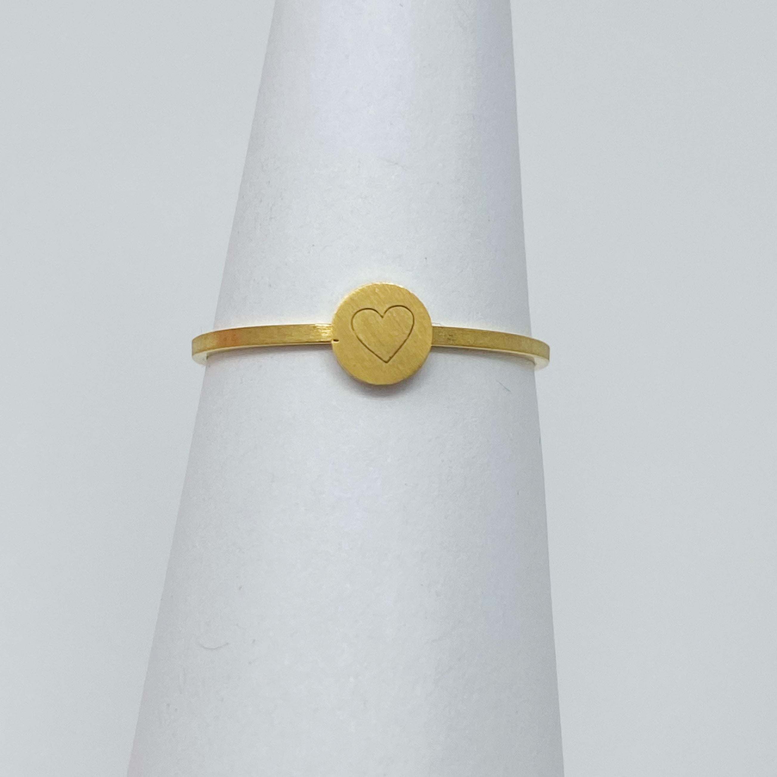 Tiny Disc Stackable Ring