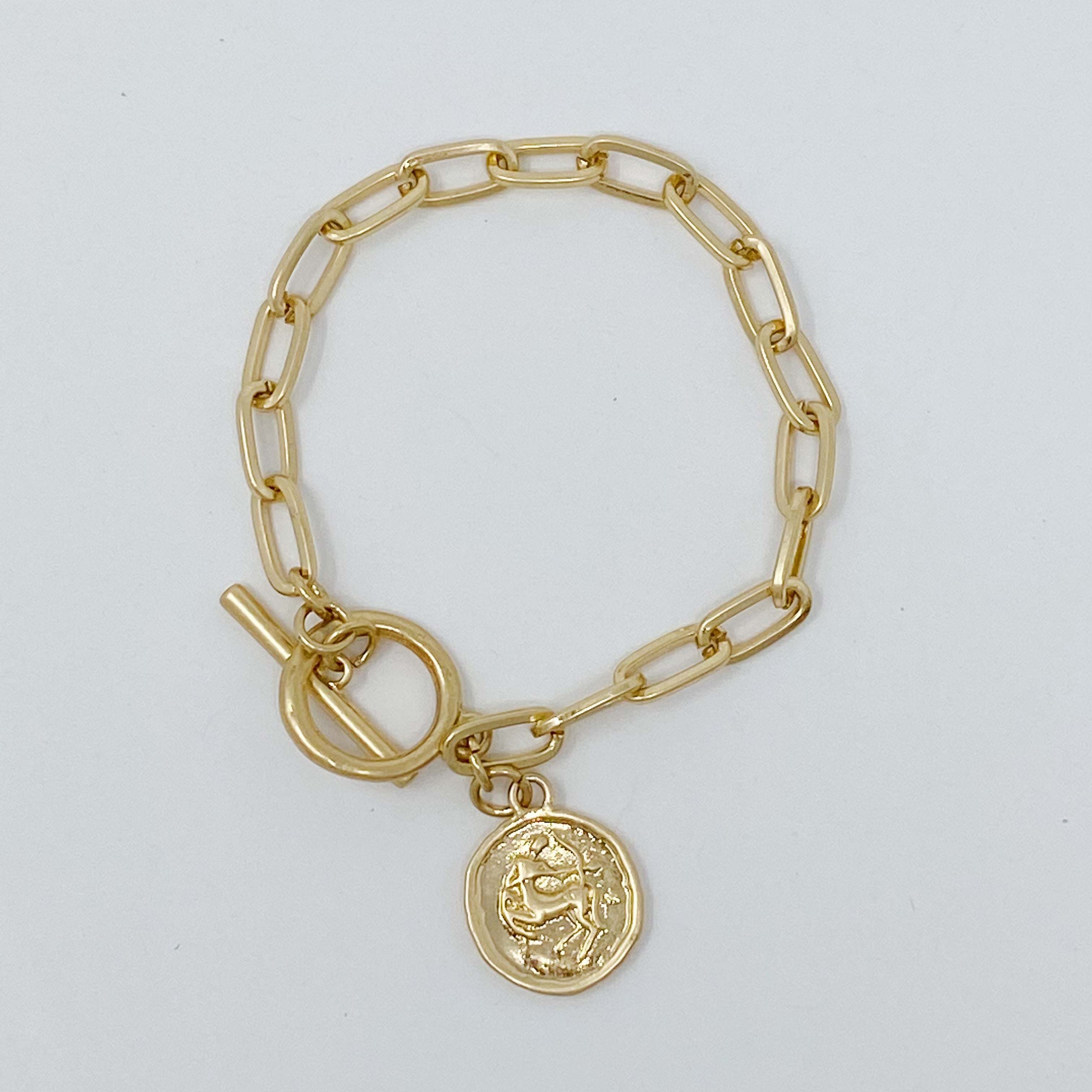 Zodiac Charm Chain Bracelet