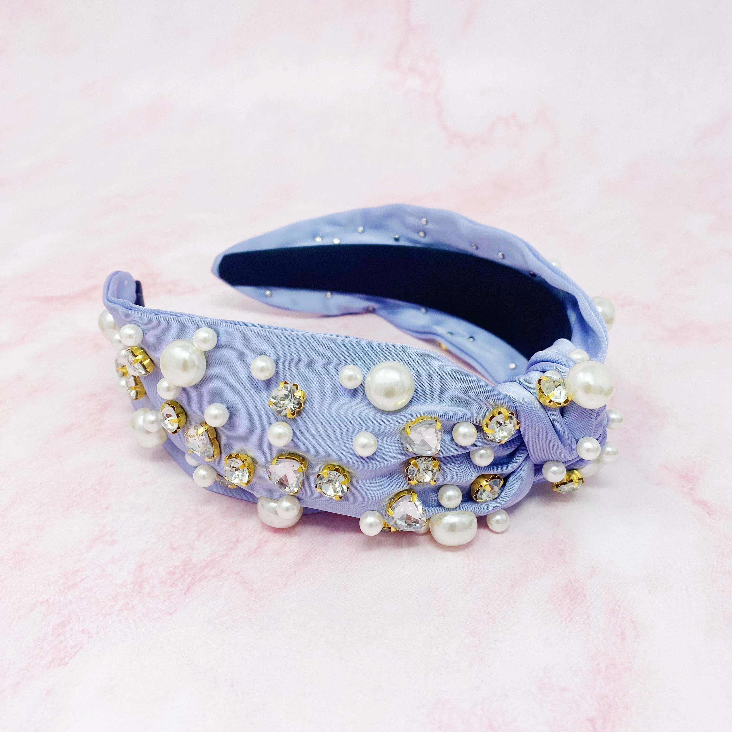 My Winslet Jeweled Satin Headband