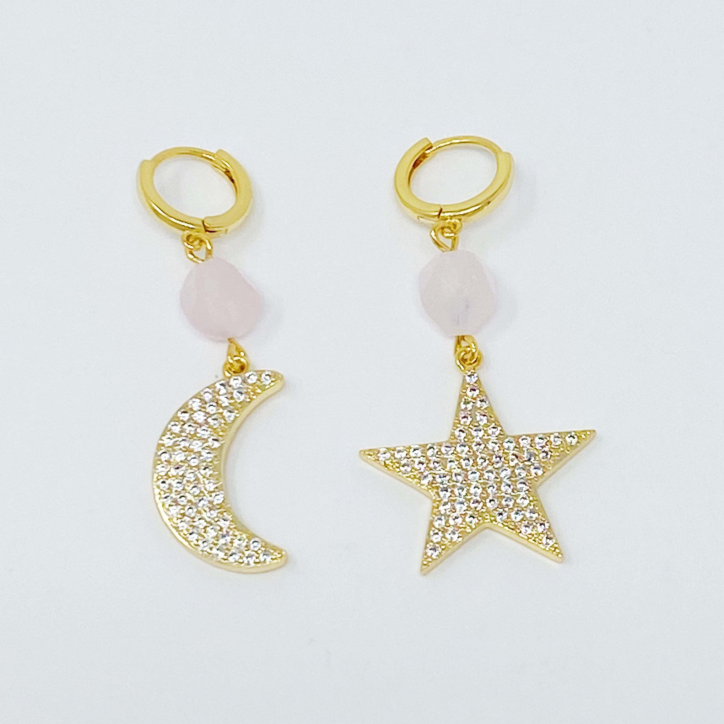 Shine From Sky Drop Earrings