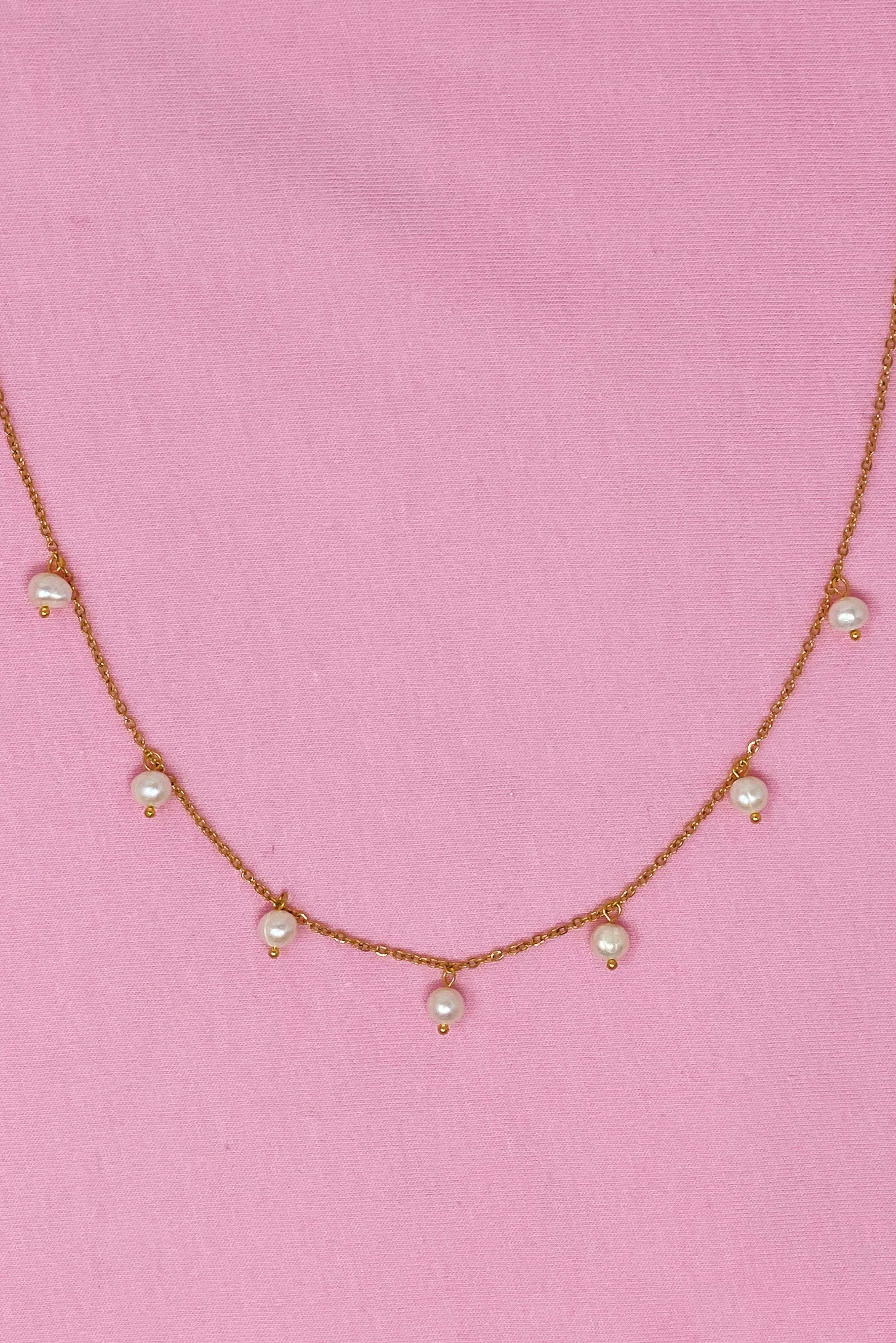 Pearly Drop Necklace