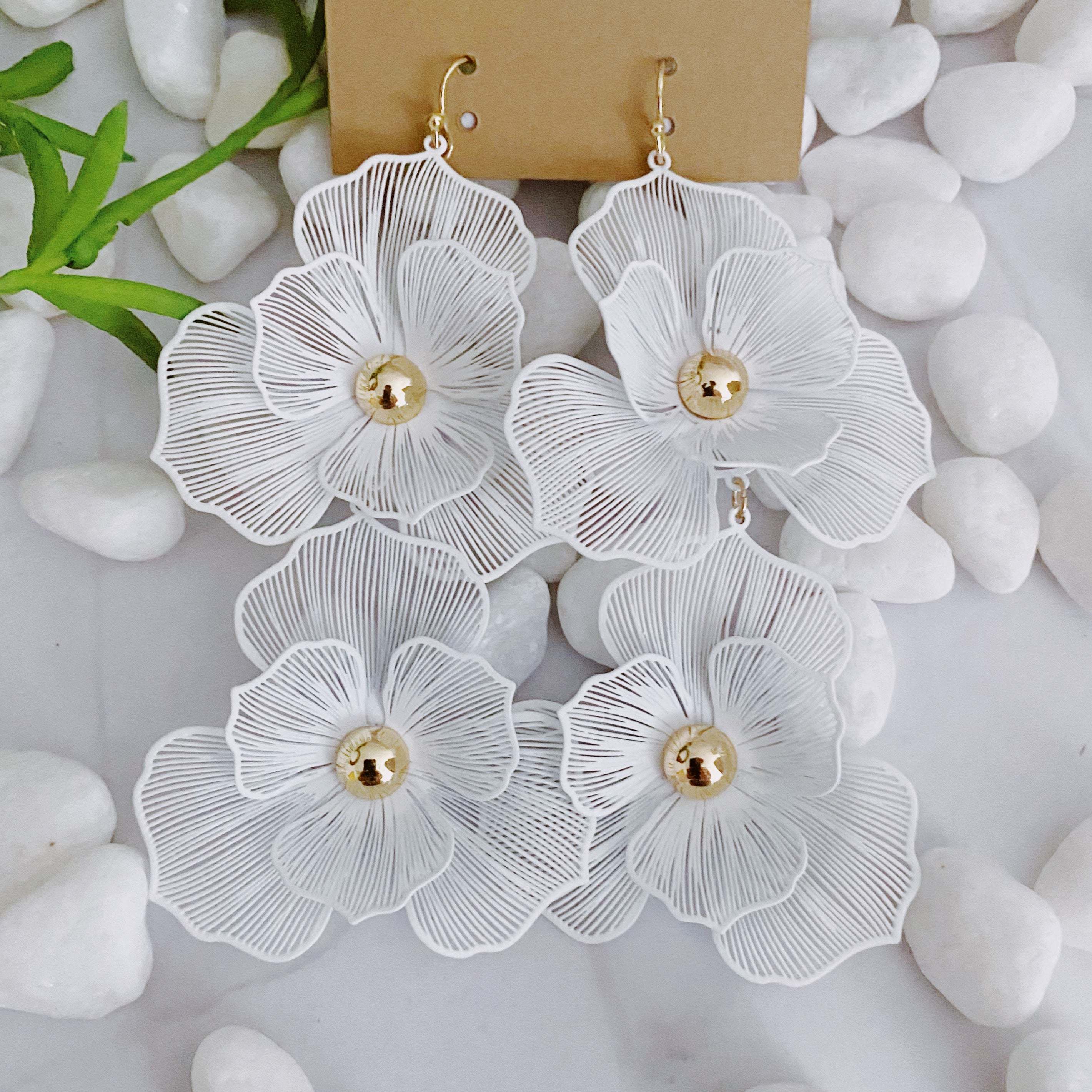 Royal Garden Double Bloom Earrings