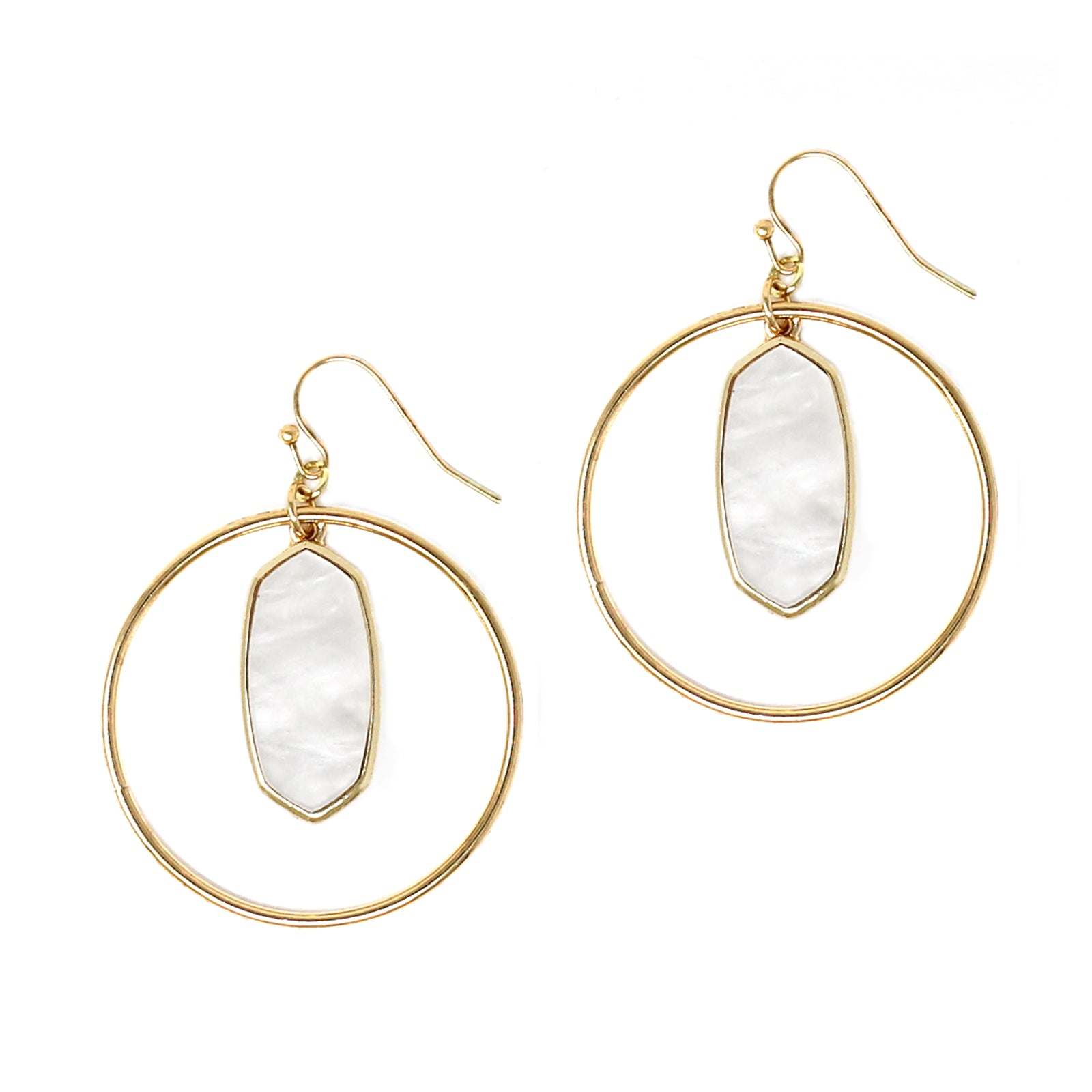 Kenzie Circle Drop Earrings