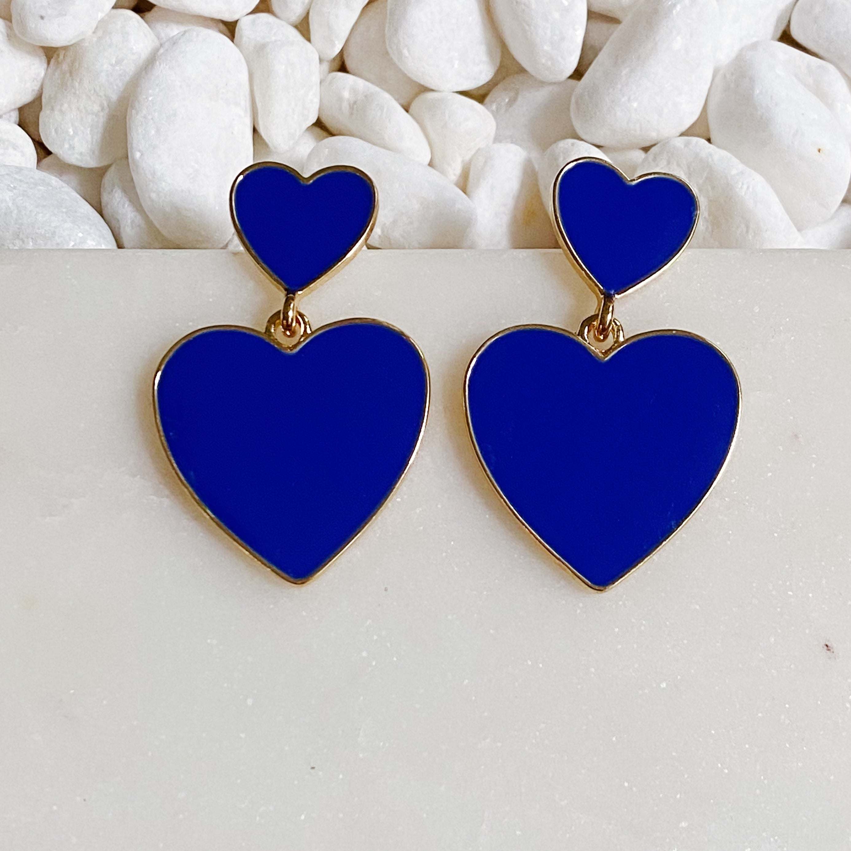 Heart For Game Day Earrings