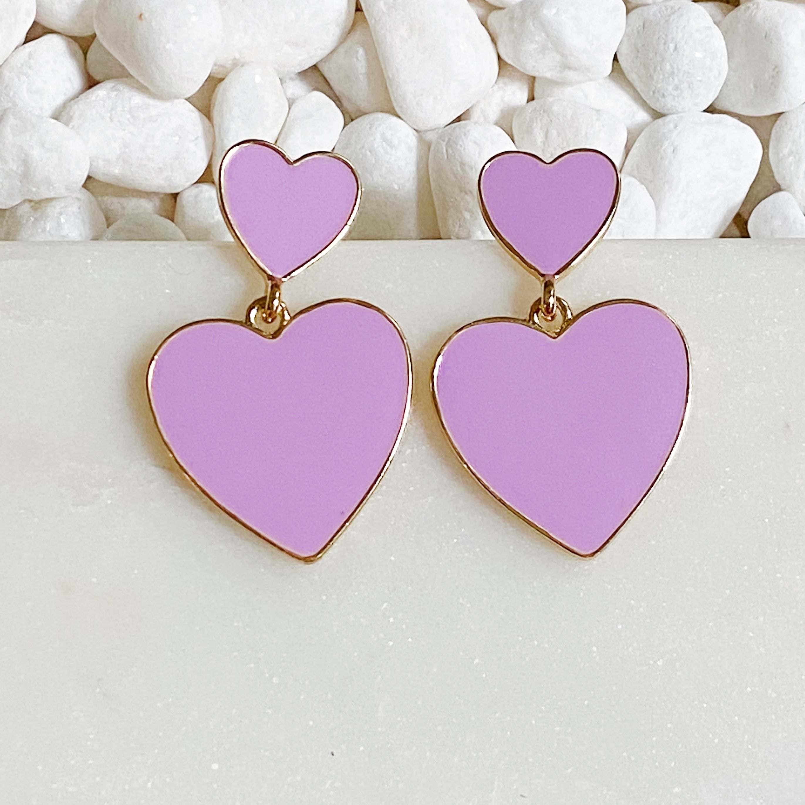 Heart For Game Day Earrings