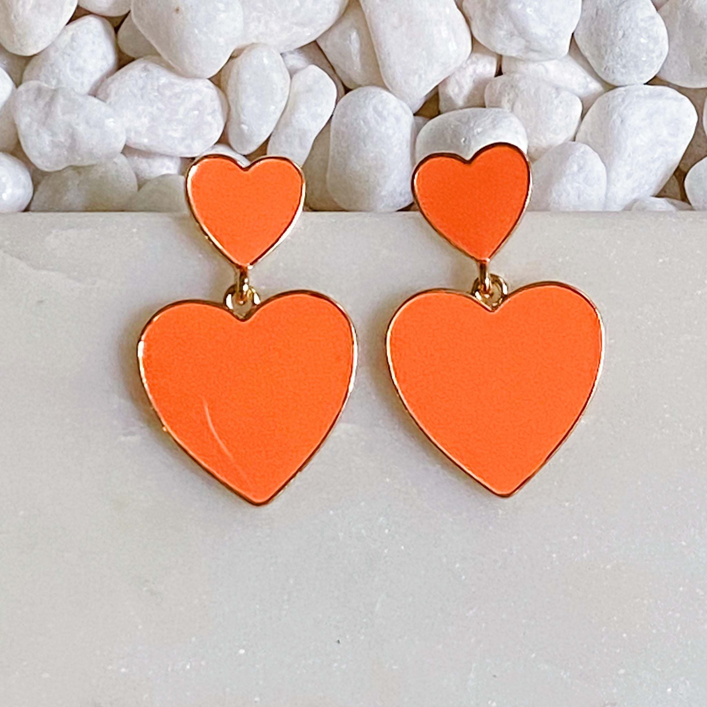 Heart For Game Day Earrings