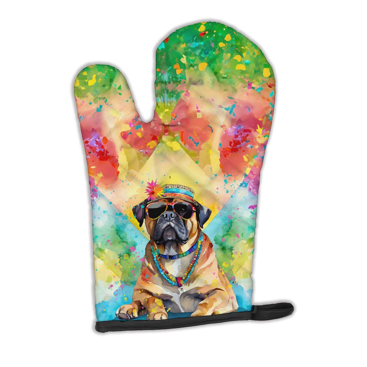 Cane Corso Hippie Dawg Oven Mitt Heat Resistant Thick Oven Mitt for Hot Pans and Oven, Kitchen Mitt Protect Hands, Cooking Baking Glove