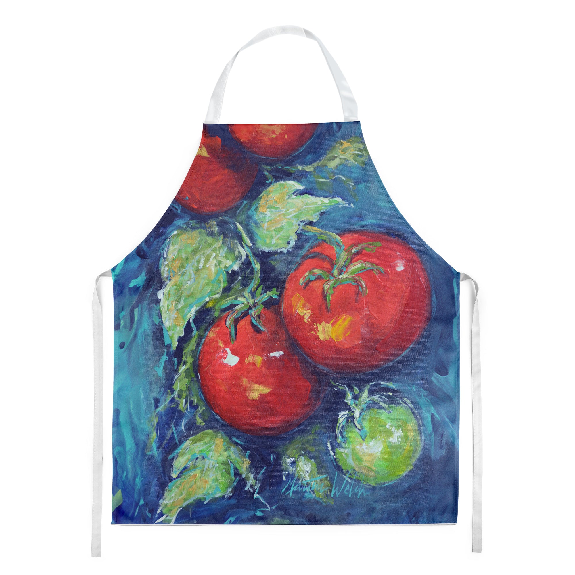 Creole Tomatoes Apron Cooking Kitchen Server Baking Crafts Gardening for Adult Women Men, Unisex, Large, Multicolor