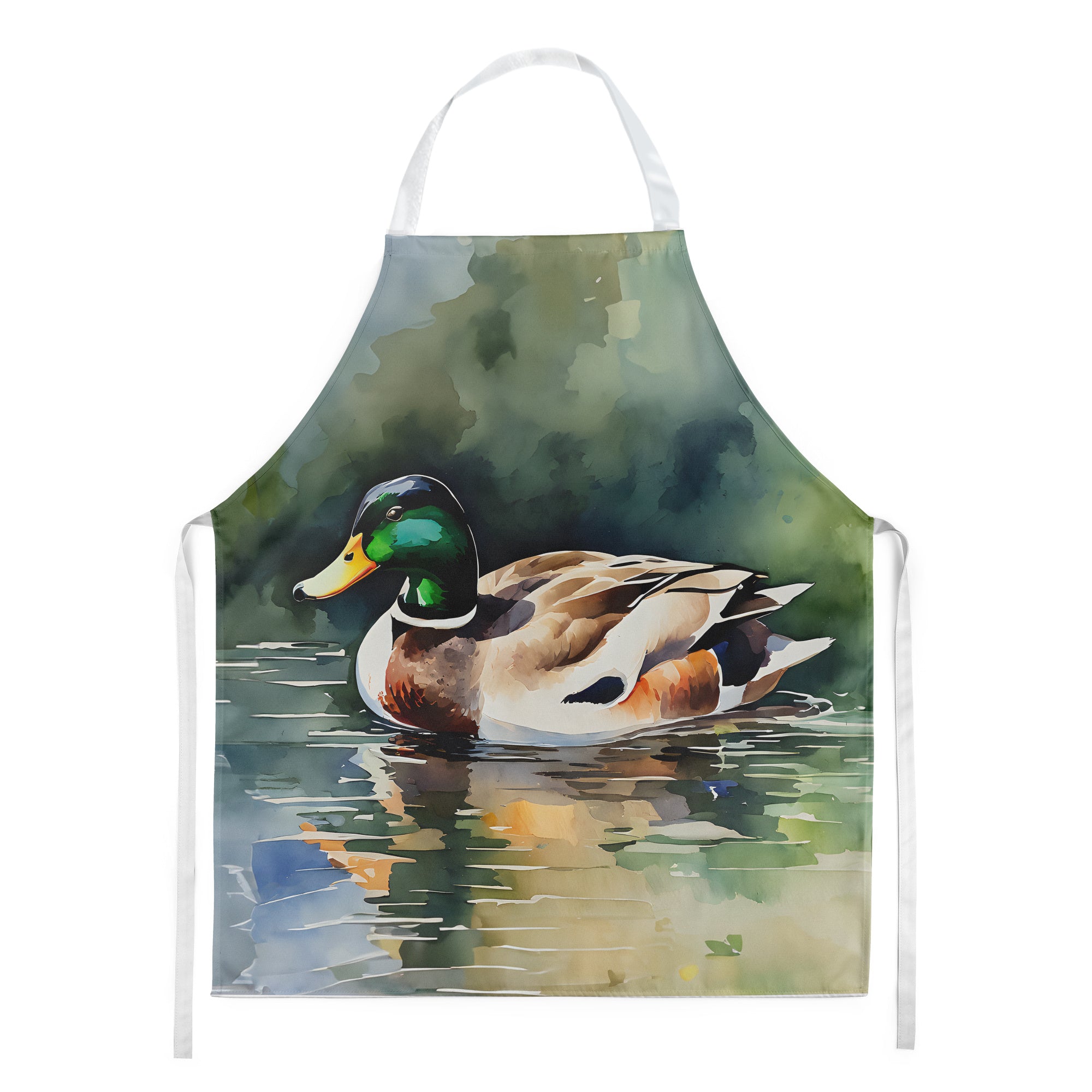 Mallard Apron Cooking Kitchen Server Baking Crafts Gardening for Adult Women Men, Unisex, Large, Multicolor