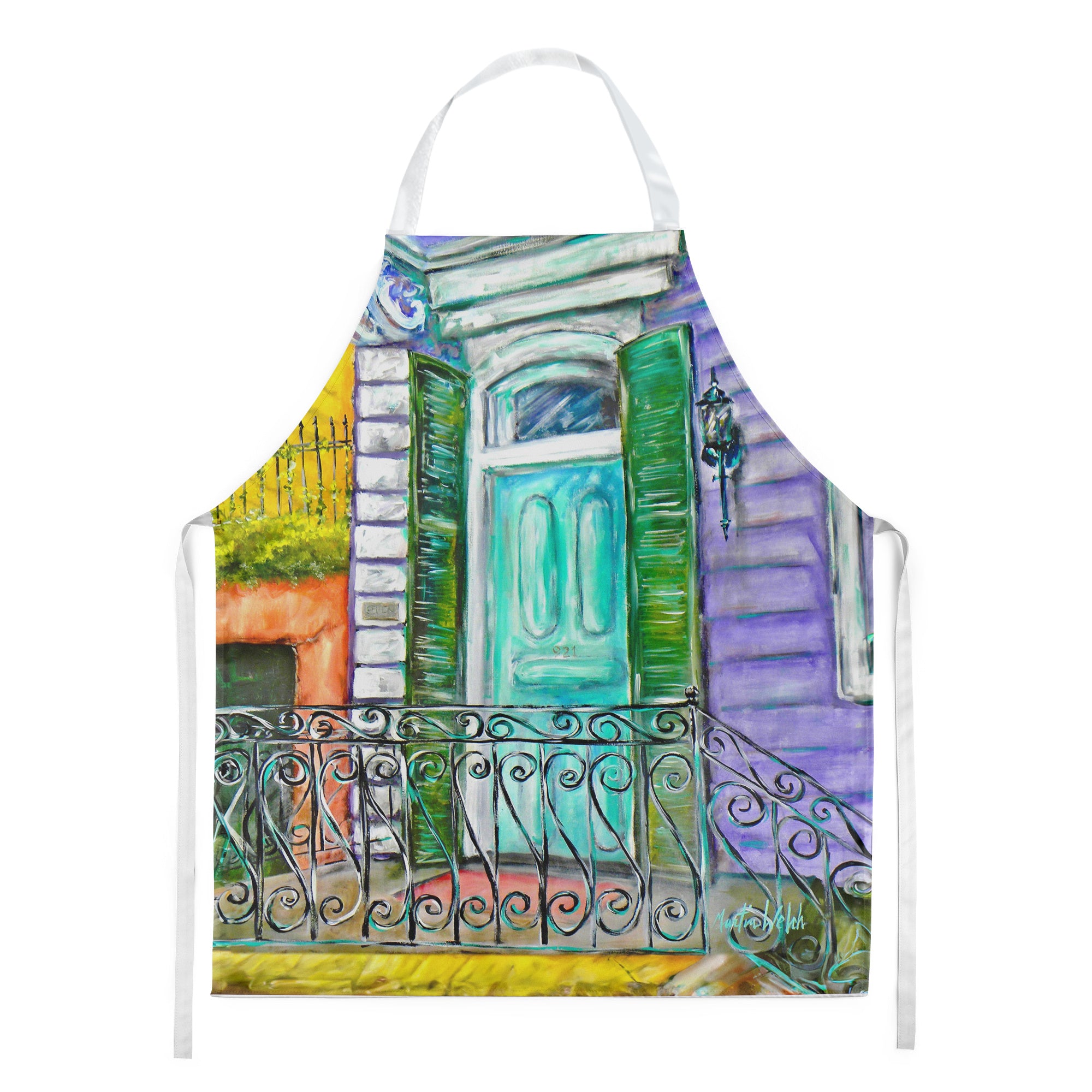 The House Next Door Apron Cooking Kitchen Server Baking Crafts Gardening for Adult Women Men, Unisex, Large, Multicolor