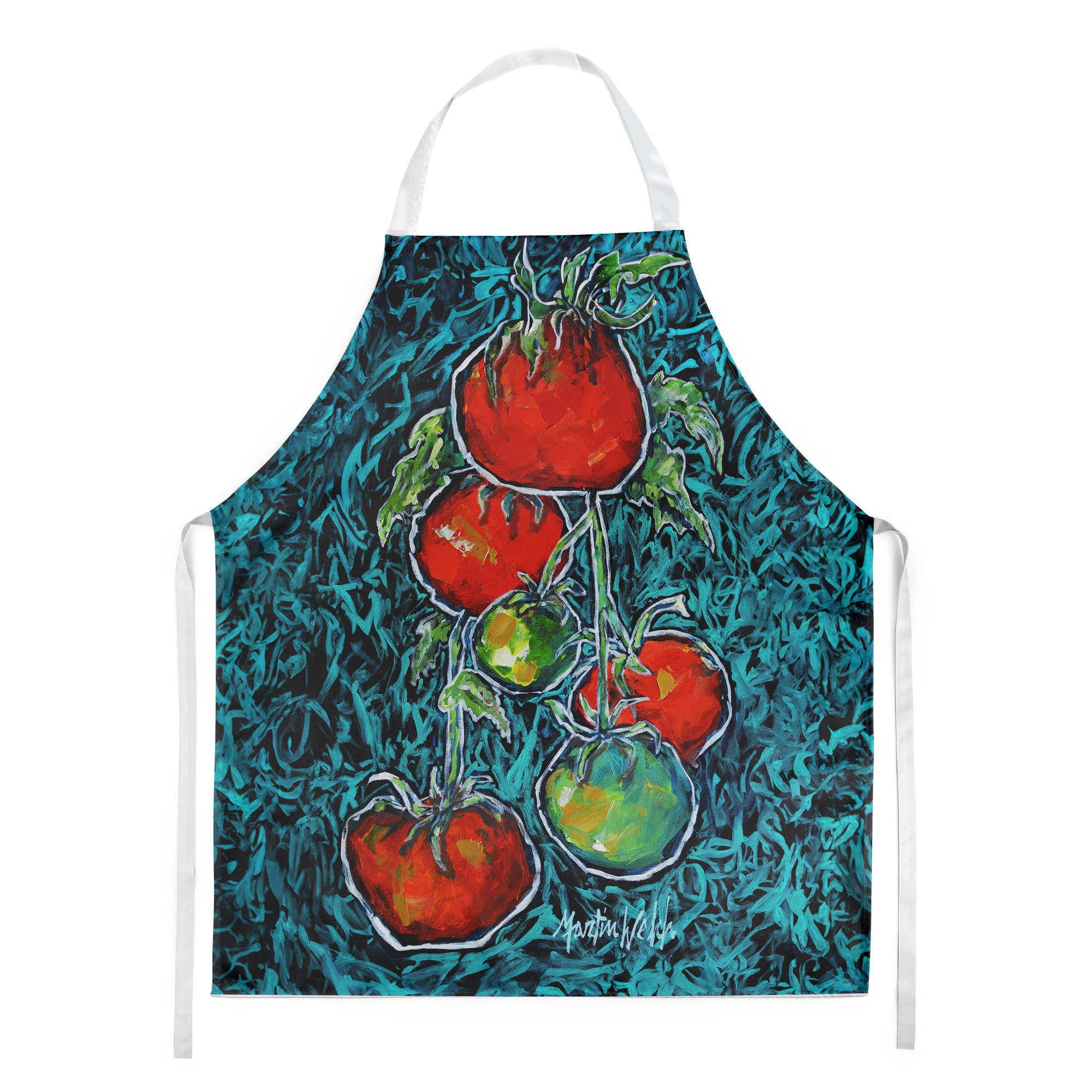 Maters Tomatoes Apron Cooking Kitchen Server Baking Crafts Gardening for Adult Women Men, Unisex, Large, Multicolor